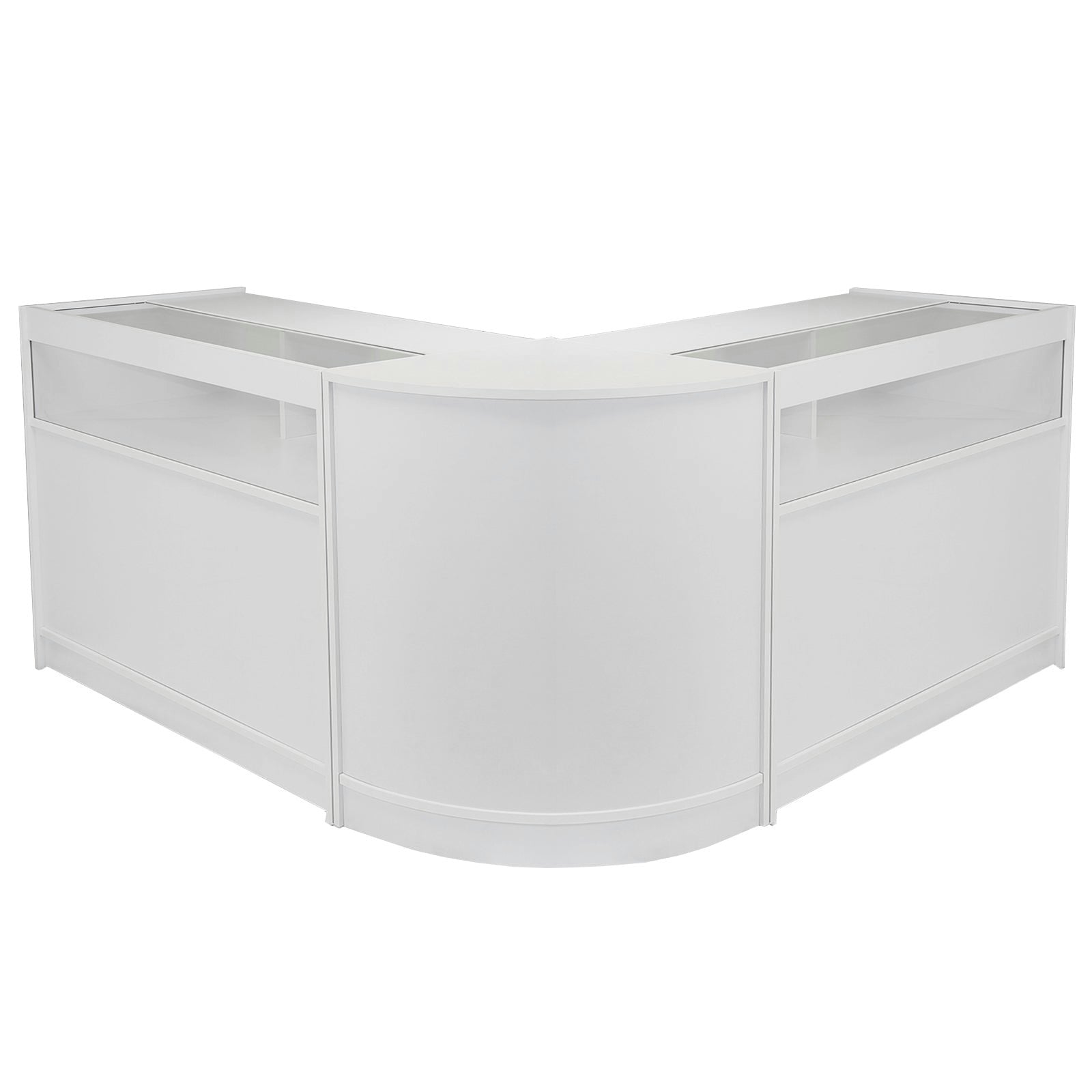 Rackhams White Fusion Brilliant Shop Counter & Retail Display Set