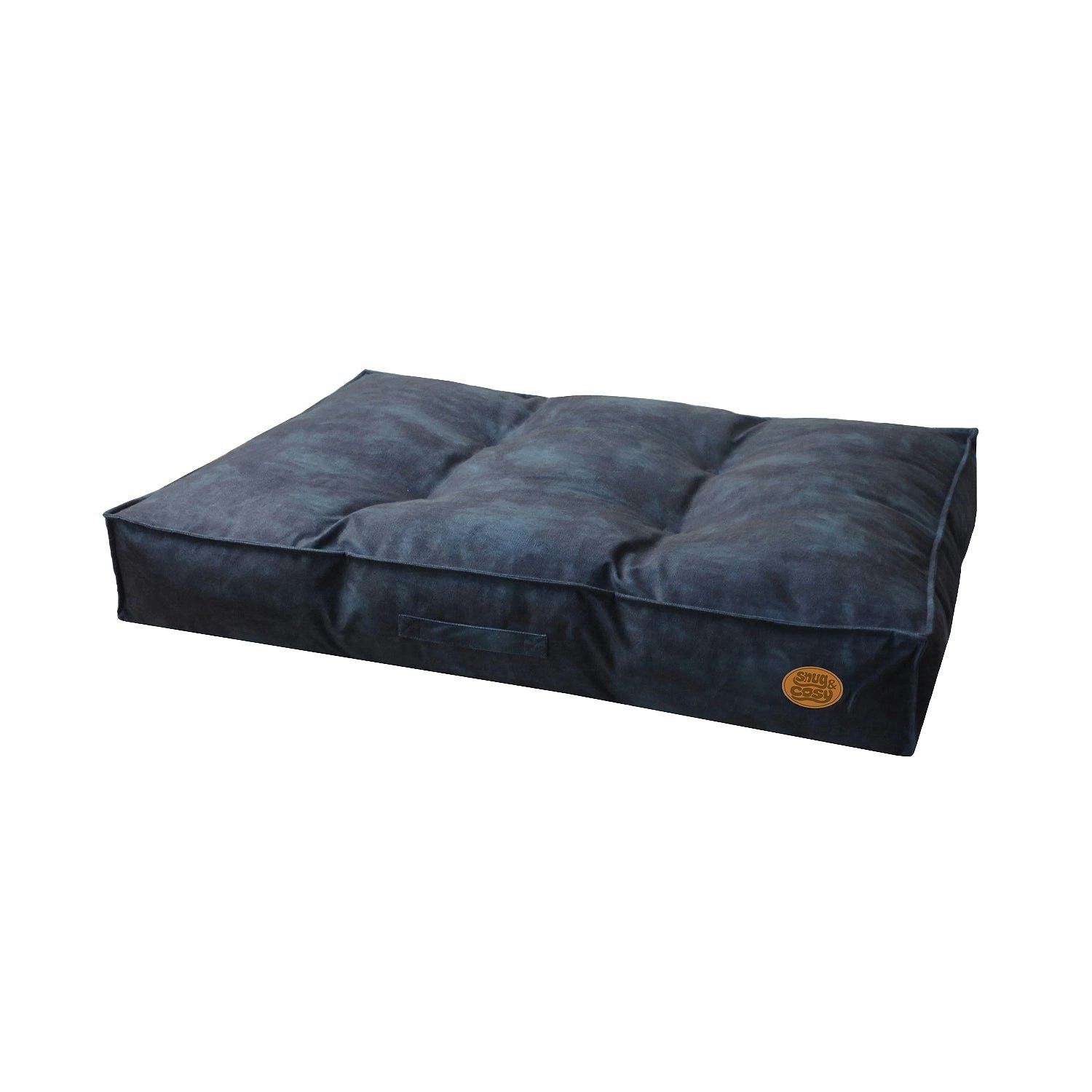 Snug And Cosy Pets Windsor Lounger - 100Cm X 70Cm X 18Cm - Navy