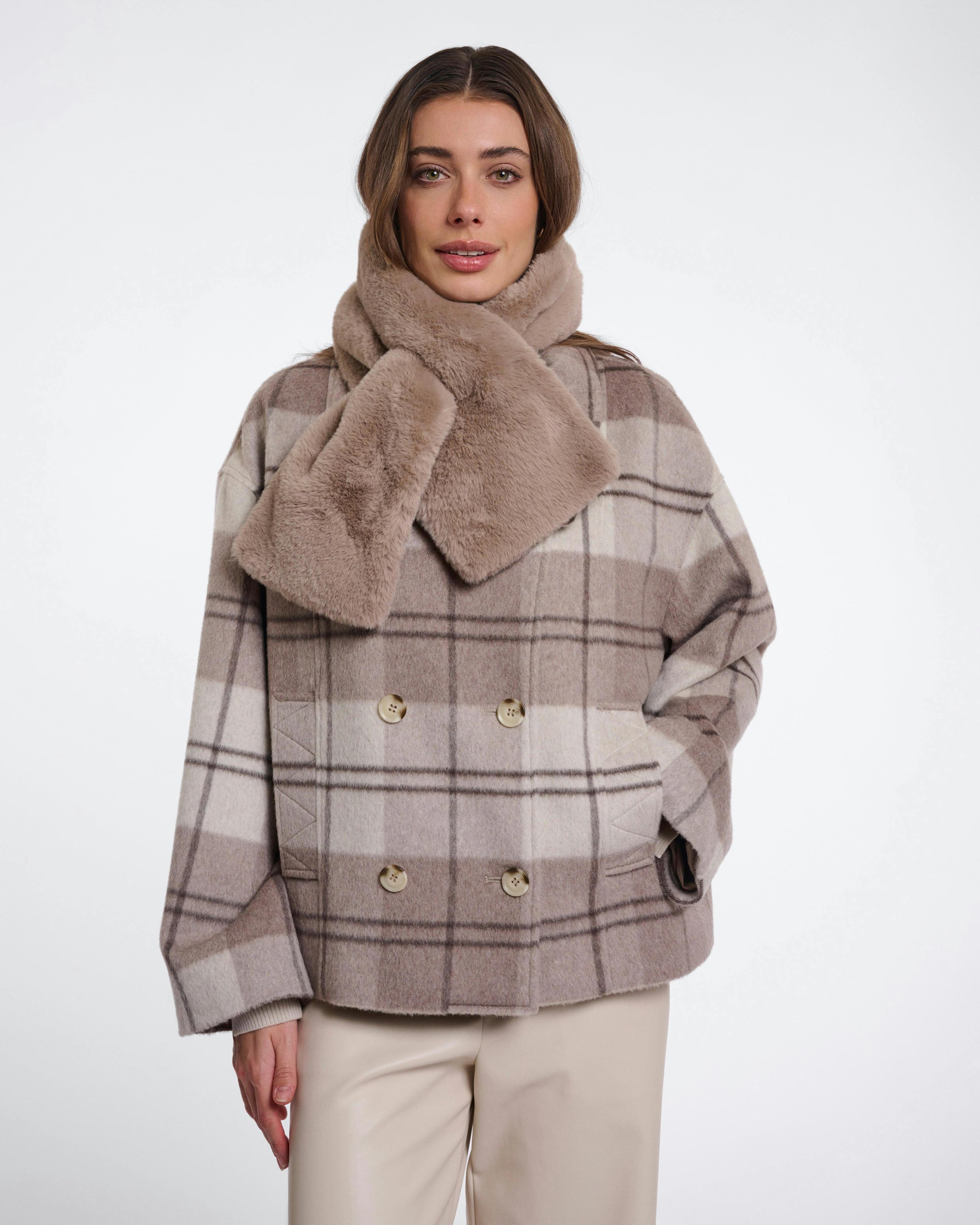 Rino & Pelle Women's Marron Scarf Stip - Image 2