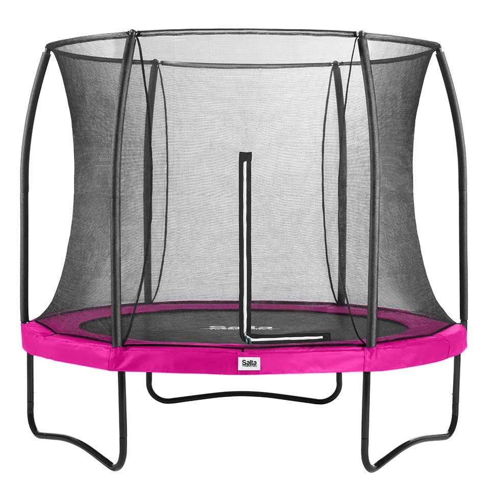 Salta Pink 10Ft Round Comfort Edition Trampoline With Enclosure