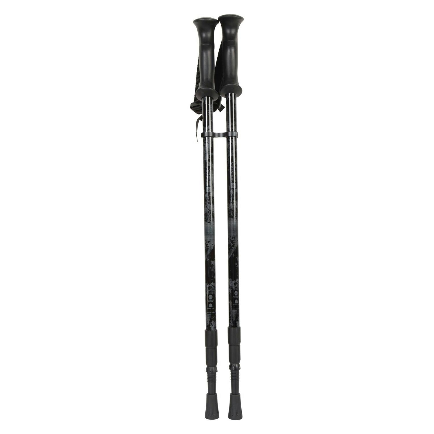 Mountain Warehouse Grey Hiker Trekking Poles Set (Pack Of 2) - One Size