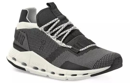 On Running Women's Black/White Cloud Cloudnova Trainers Shoes 26.99677 - Uk 3.5 Eu 36.5