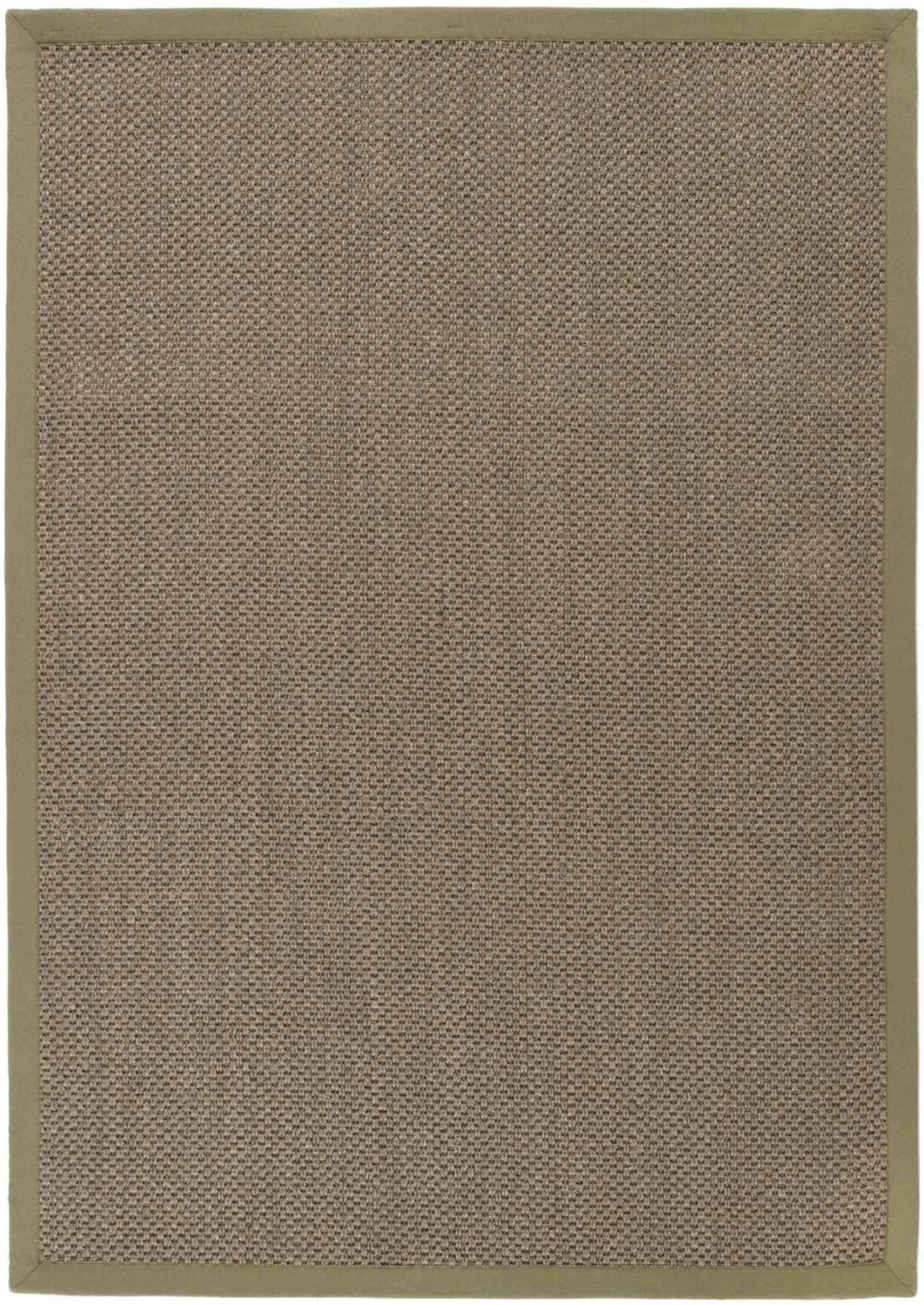 Rackhams Green Bordered Sage Non-Slip Sisal Rug - 160X230 Cm