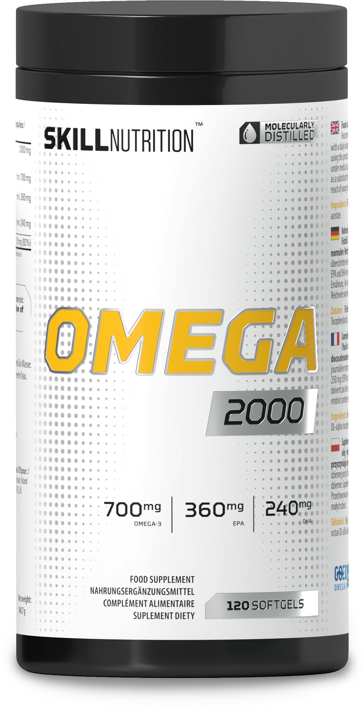 Skill Nutrition Omega 2000 120 Softgels - Image 3