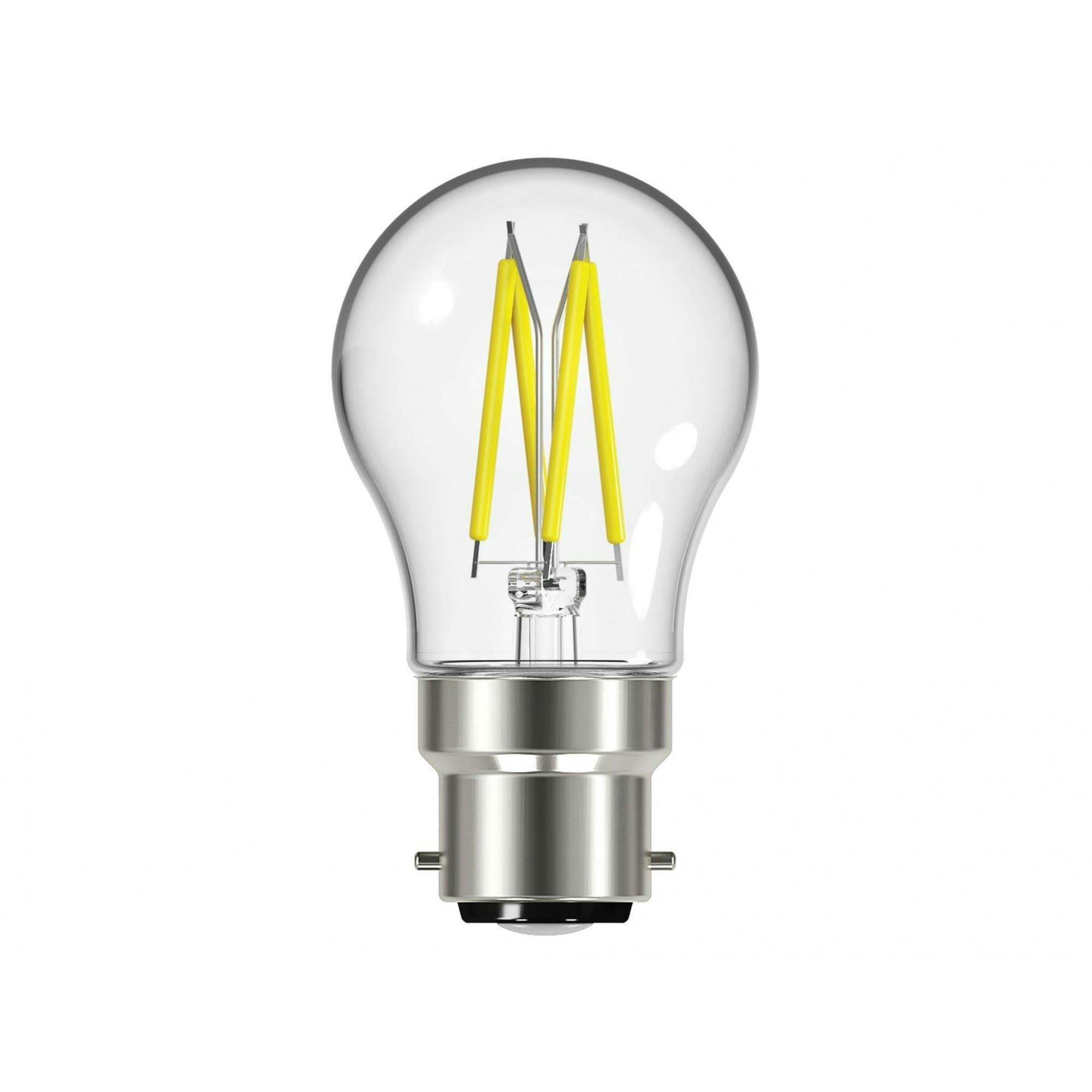 Energizer Light Led Golf Filament Non-Dimmable Bulb - Multi Colour - Bc (B22) 470 Lumen 4W - Multi Colour