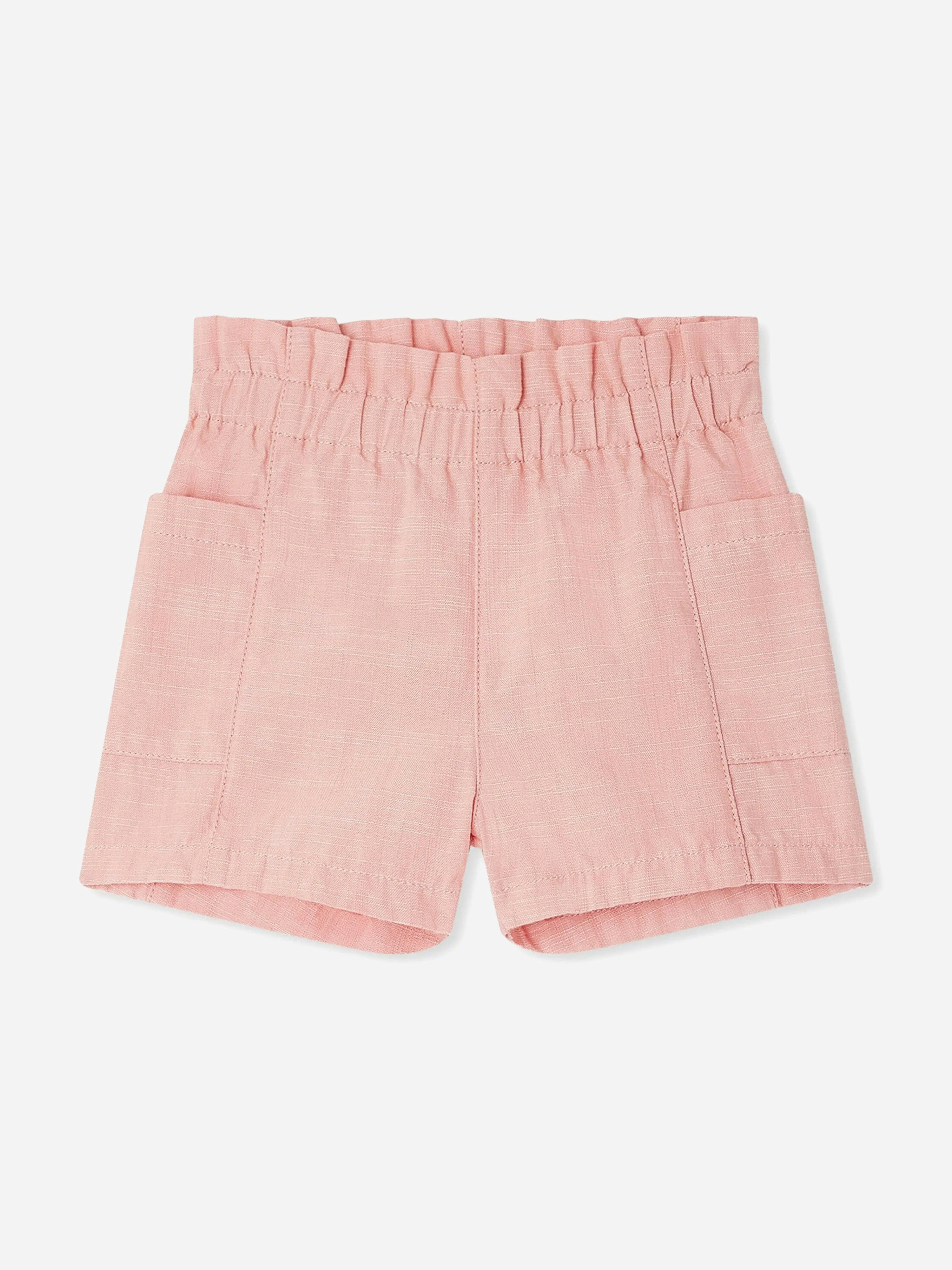Bonpoint Women's Pink Baby Girls Nougat Shorts In - 12 Mths