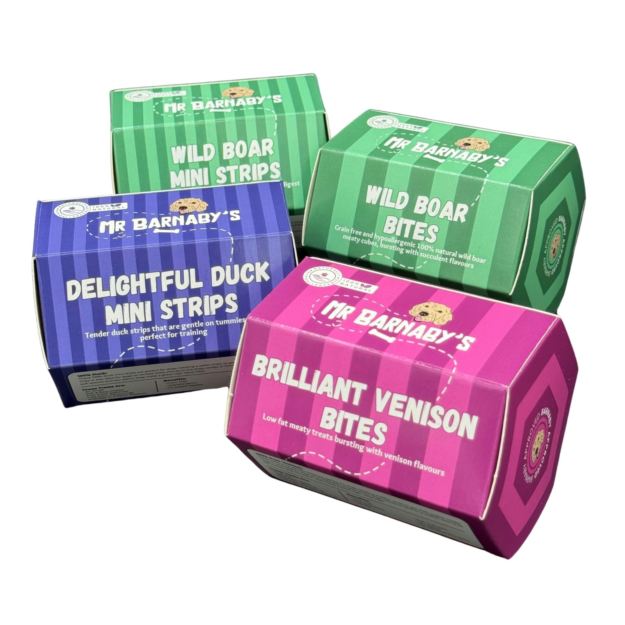 Mr Barnaby’s Grain Mr Barnaby's Mighty Meat Dog Treat Bundle (Pack Of 4) - Pack Of 4 - 4