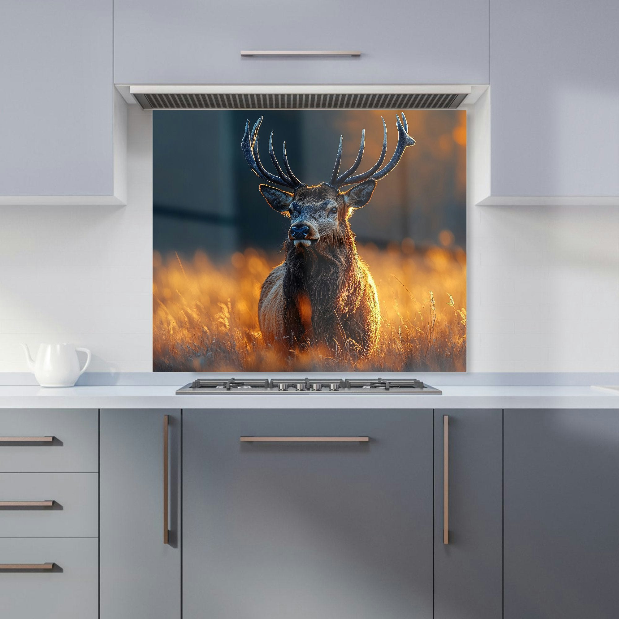 Warren Reed Stag Kitchen Splashback - W900mm X H750mm