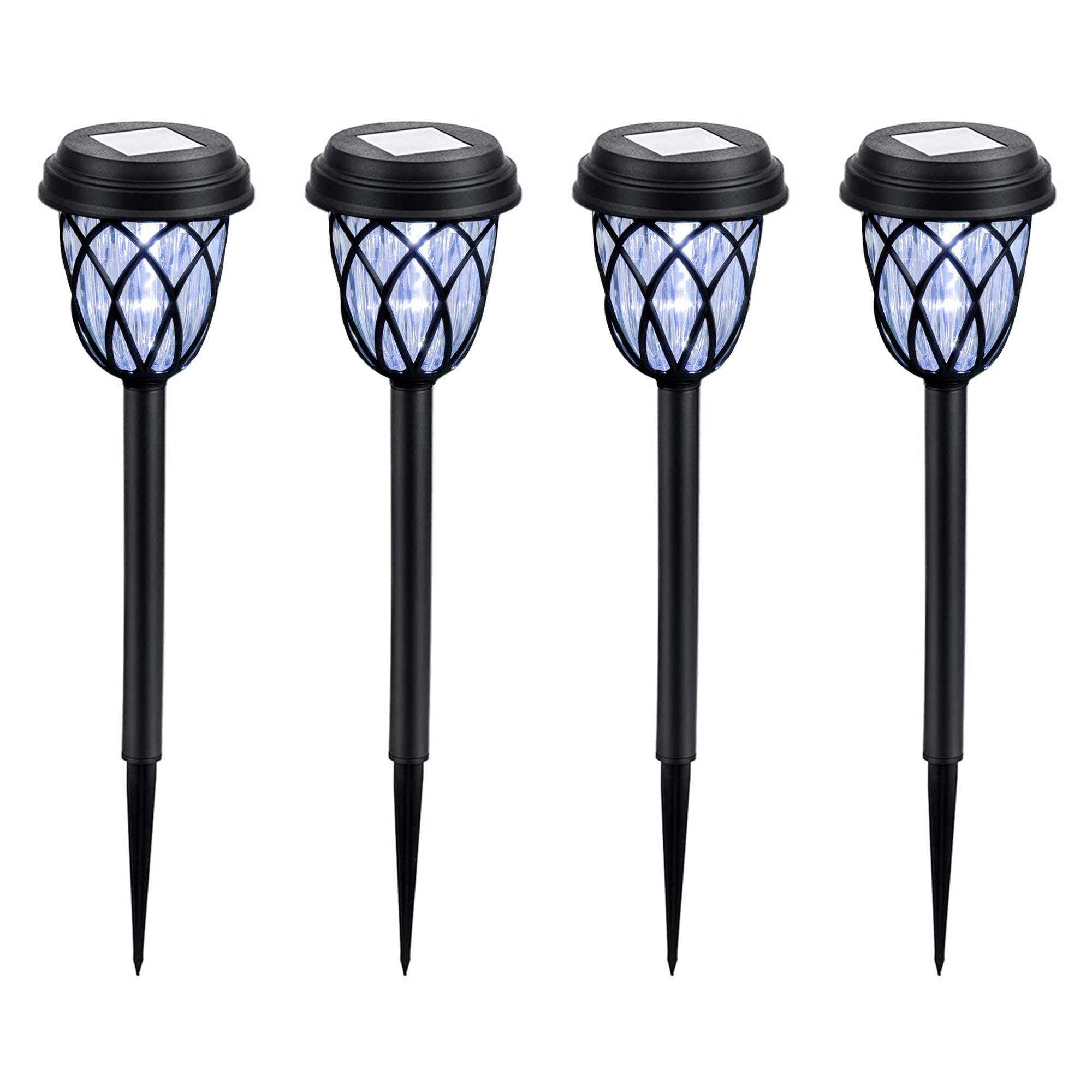 Gardenwize Dark/Light Pack Of 4 Solar Stake Lights – Pathway Led Lights