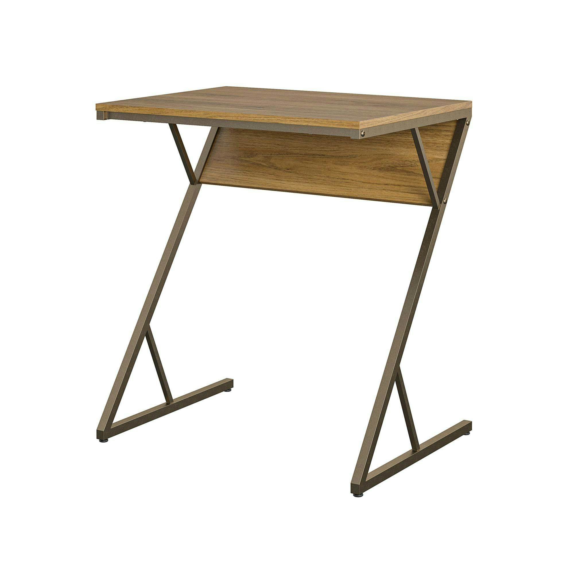 Rackhams Regal Accent Table Laptop Desk In Walnut Look