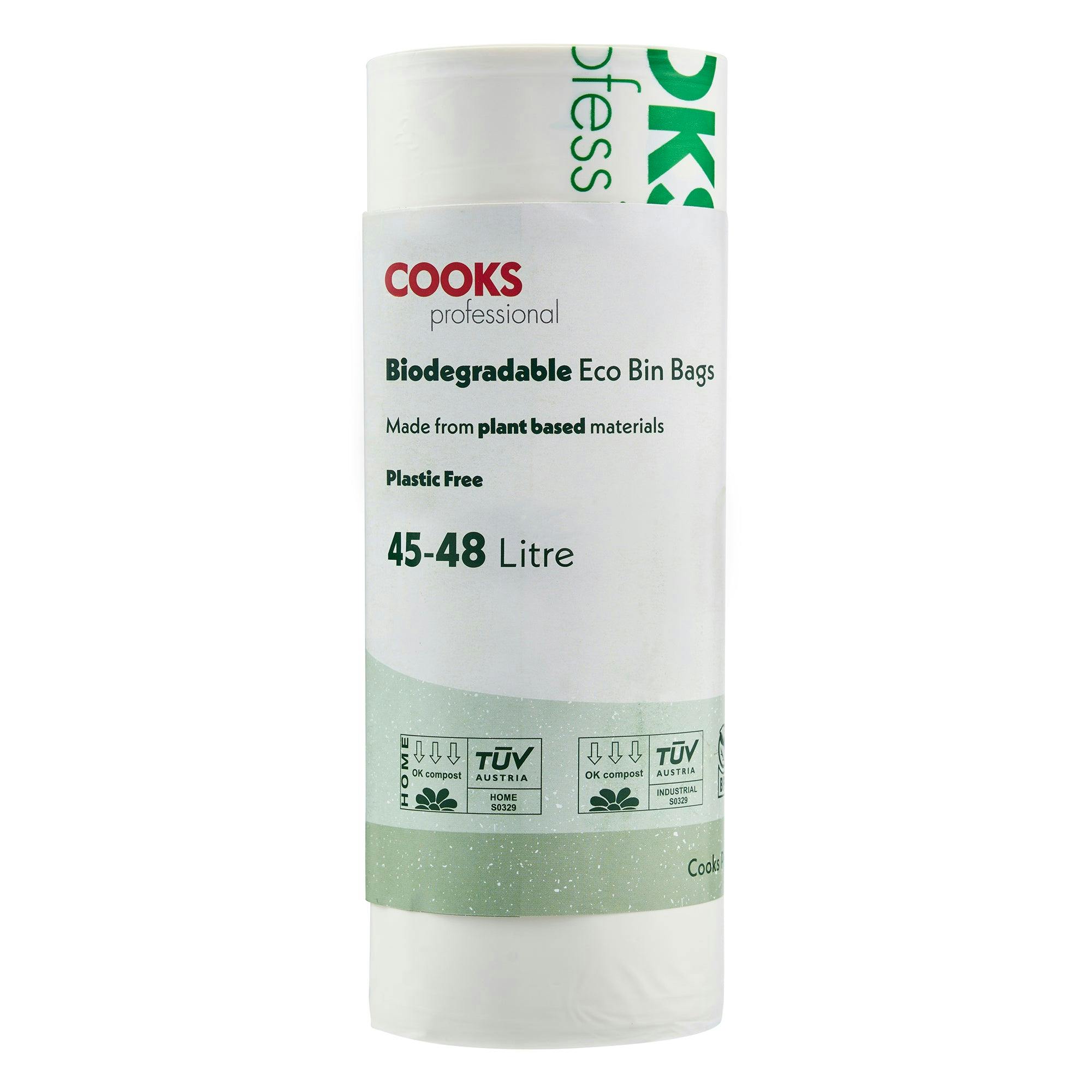 Cooks Professional Biodegradable Bin Bags | 45-48L | 25 Pack - Image 4