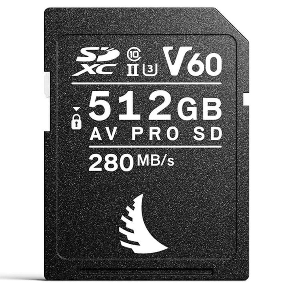 Angelbird Av Pro Sd V60 Mk2 Uhs-Ii Sdxc Memory Card 512Gb