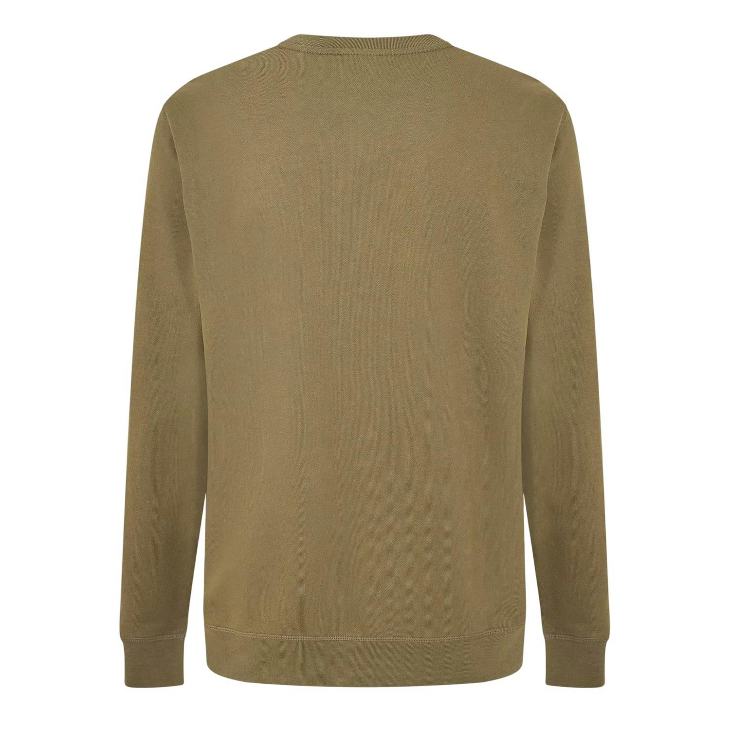 Boss Men's Green Westart Premium Cotton Crew Neck Sweatshirt - Xxl - 100% Mixed