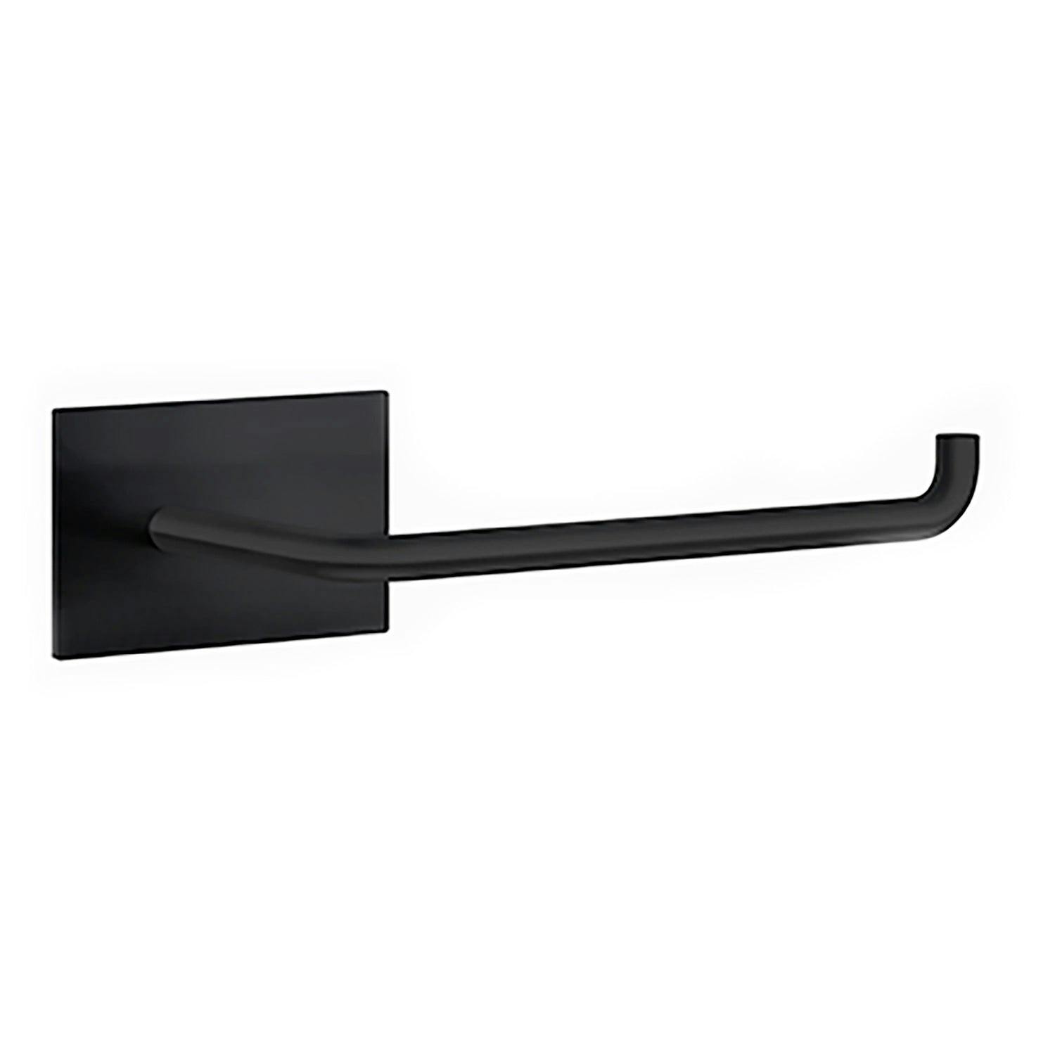 Beslagsboden Black Stainless Steel Toilet Roll Holder Self Adhesive Bathroom Wall Mounted