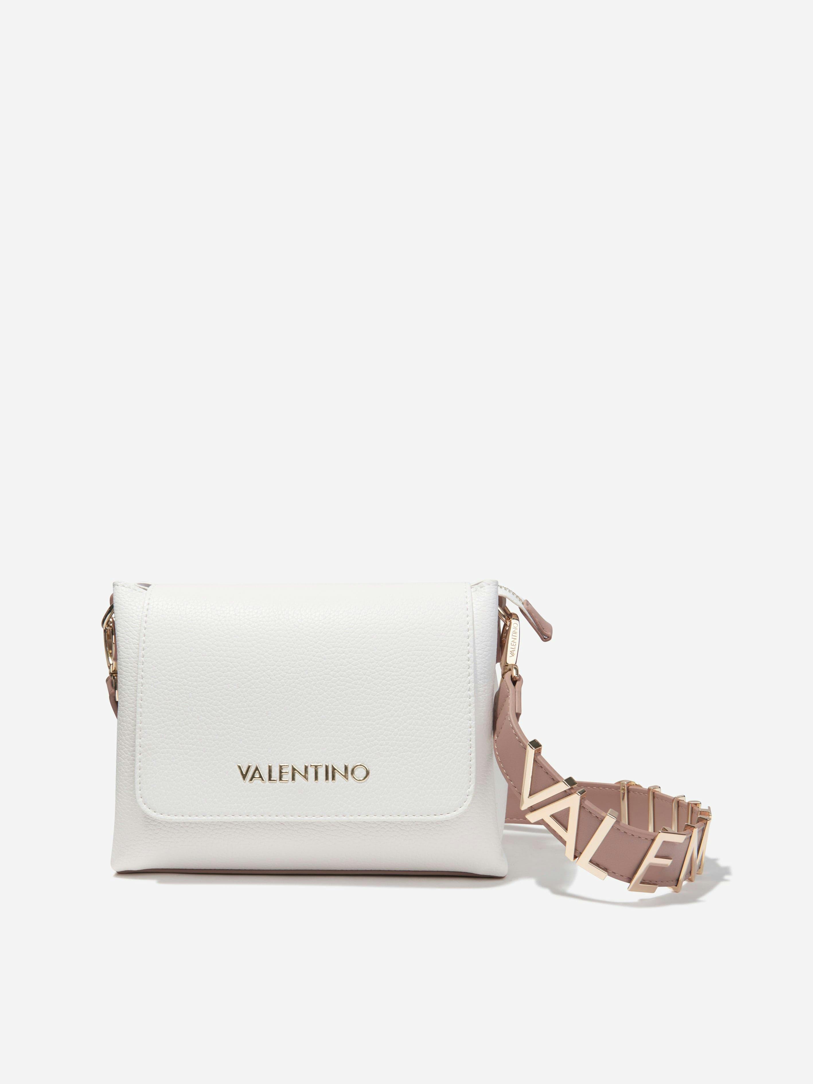 Valentino Girls White Alexia Satchel In (21.5Cm) - Multicoloured - One Size