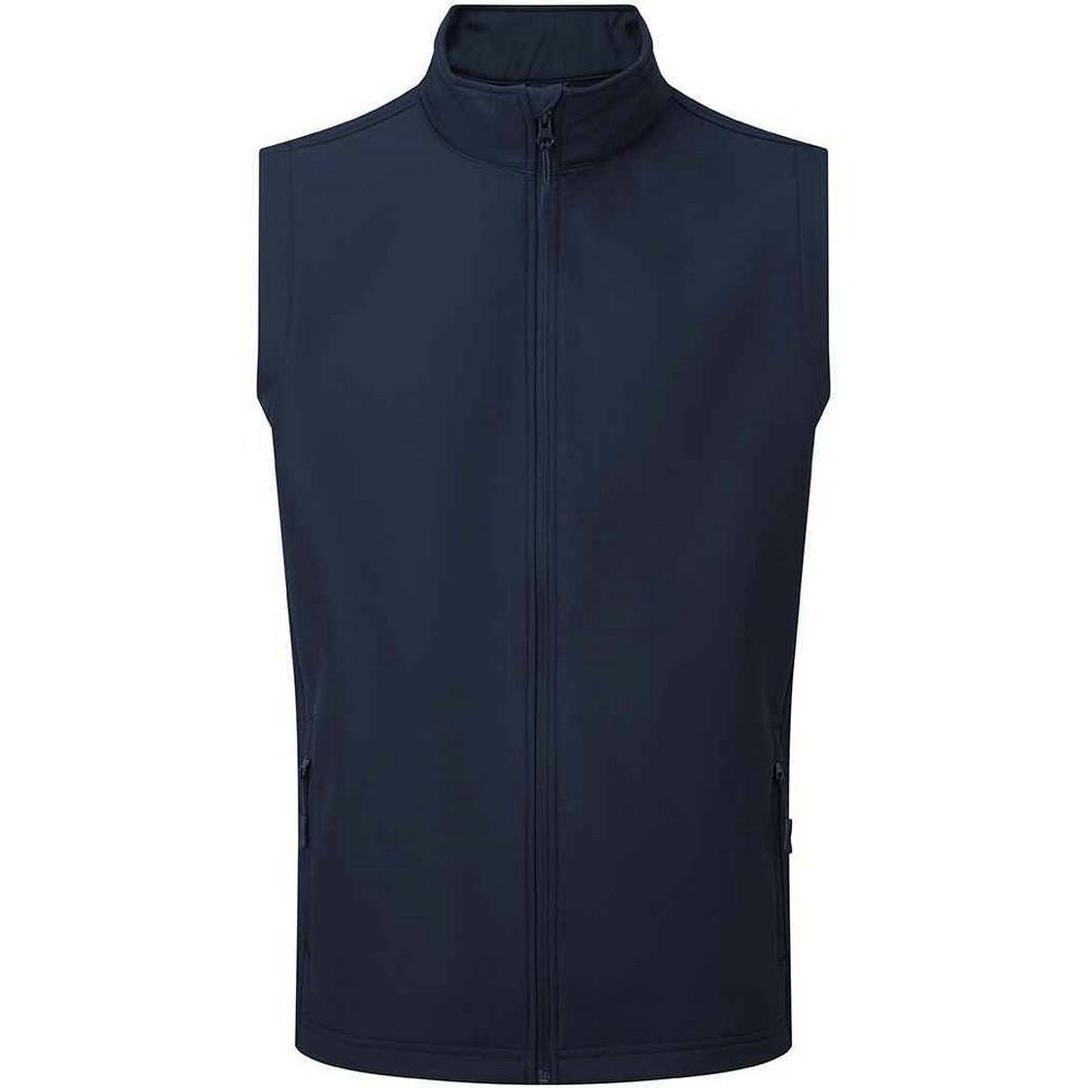 Premier Men's Navy Wind Resistant Gilet In | Size: 4XL - Image 4