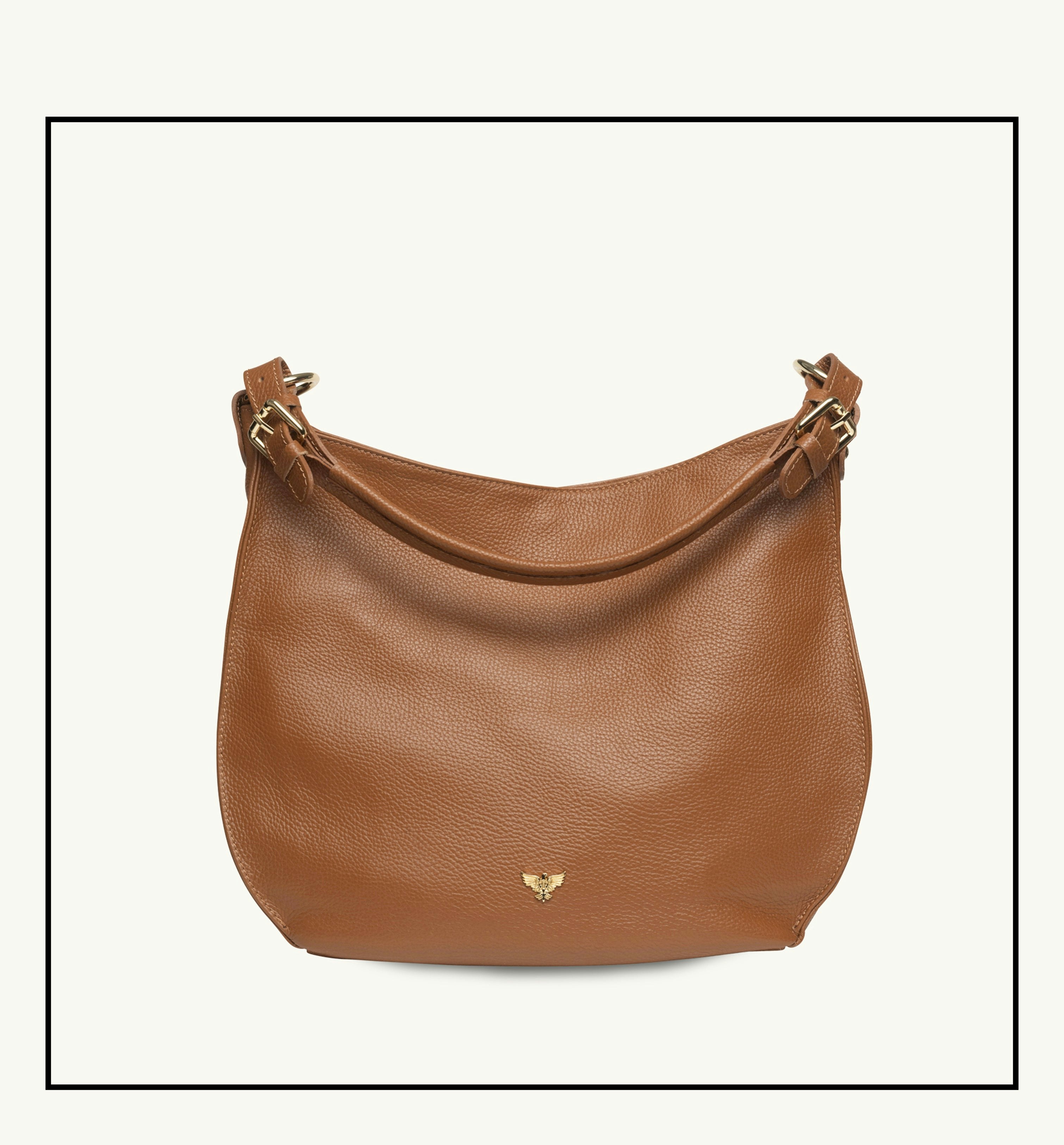 Apatchy London Gold The Harriet Tan Leather Bag - Tan 58Cm