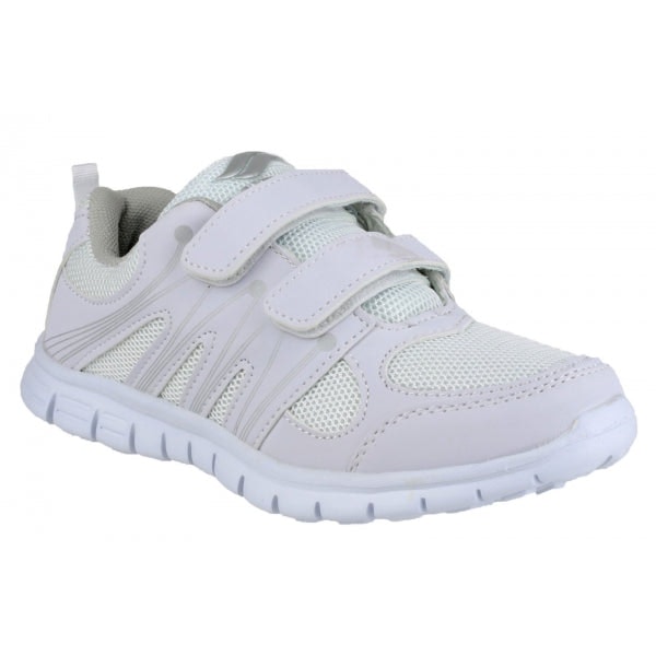 Mirak Women's White Milos Touch Fasten Trainers - Uk 8