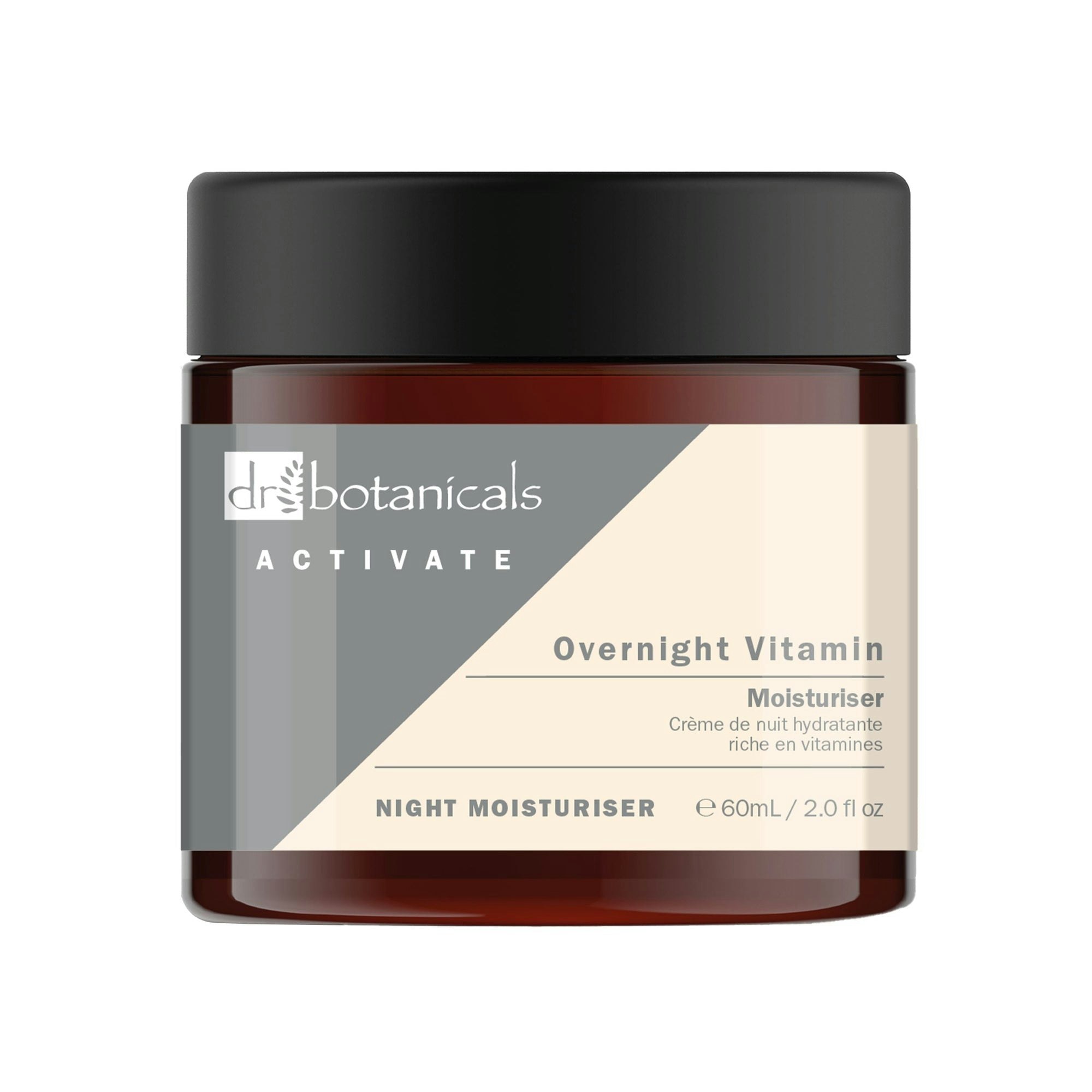 Dr Botanicals Activate Overnight Vitamin Moisturiser 60Ml