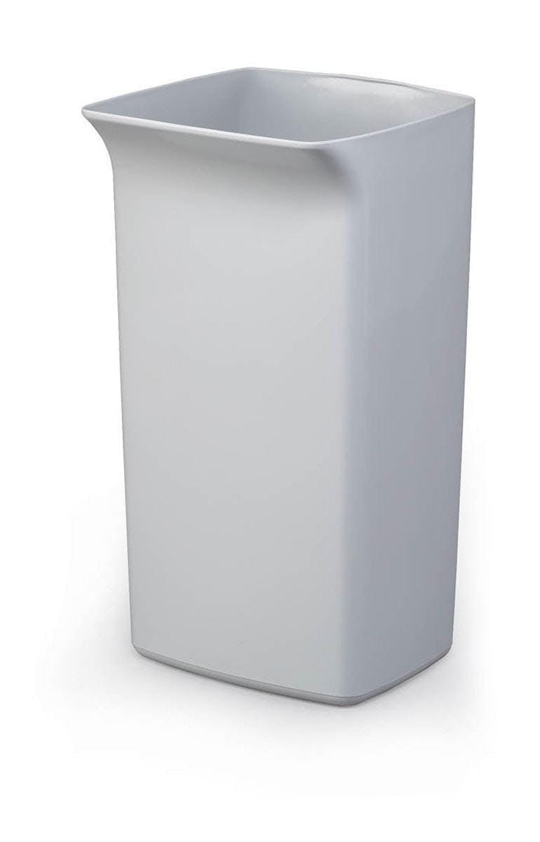 Rackhams Grey 40L Square Waste Bin | Strong Stylish Recycling Bin | Durabin