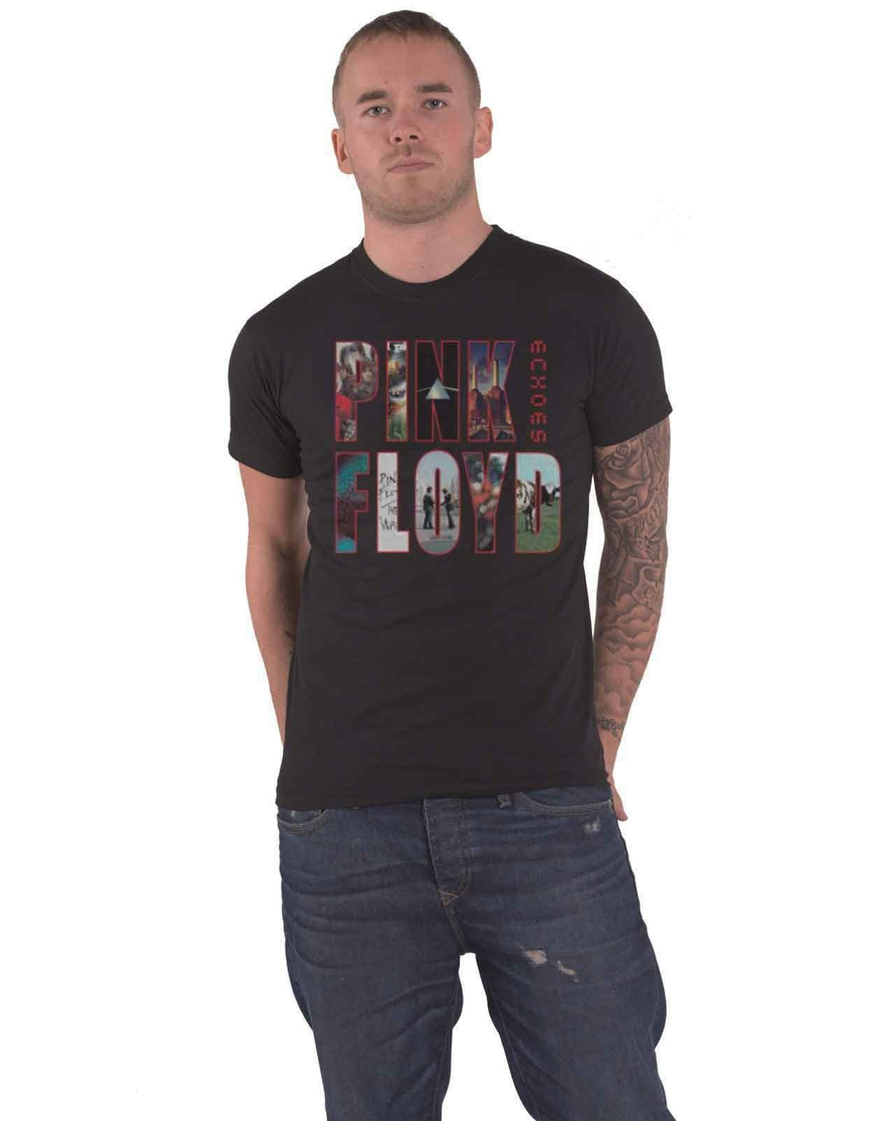 Paradiso Clothing Unisex Pink Floyd Echoes Album Montage T Shirt - Xl