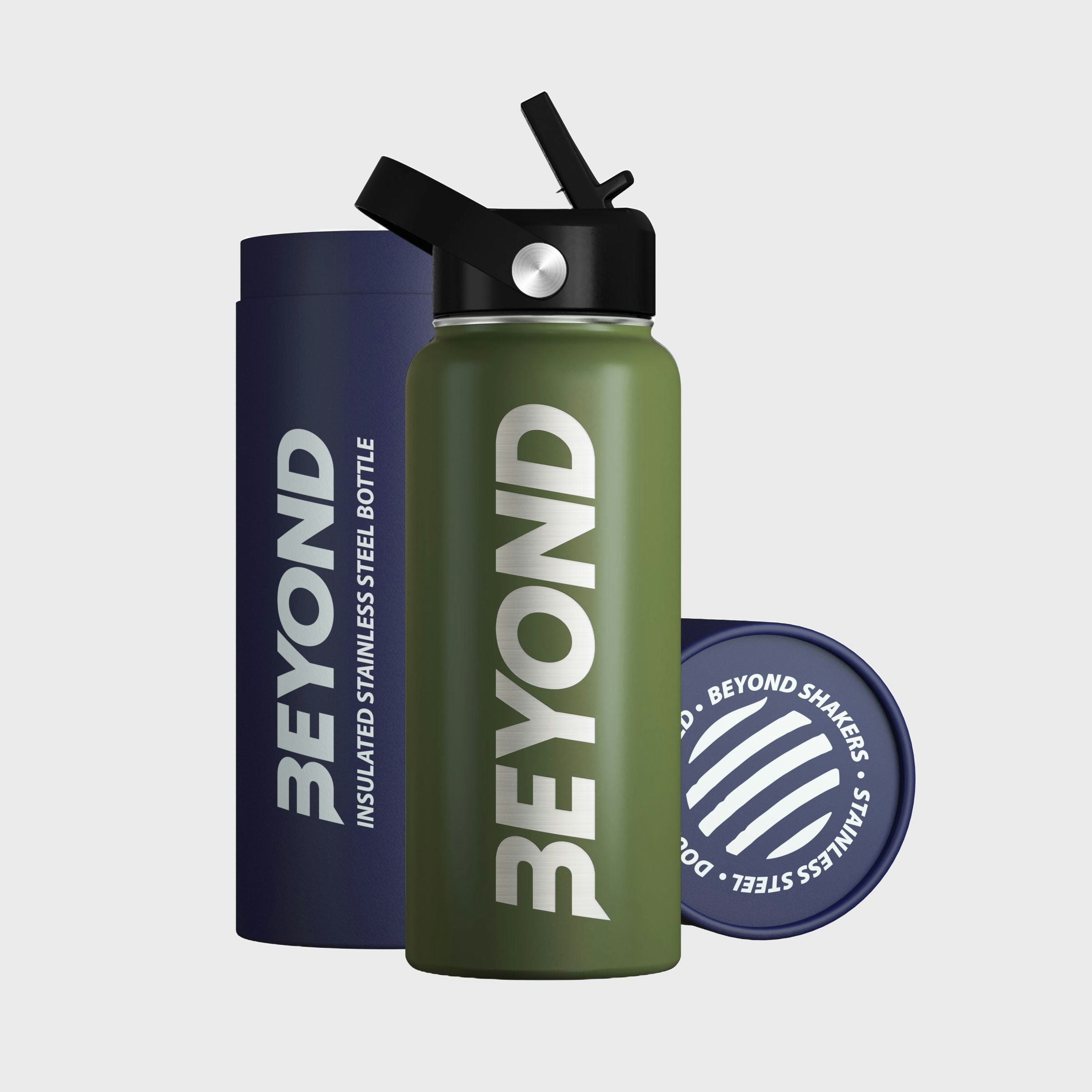 Beyond Shakers Green 1 Litre Water Bottle - Forest