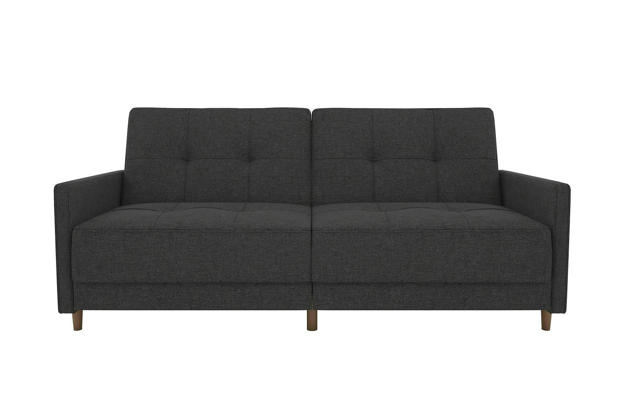 Dorel Home Grey Andora Sprung Sofa Bed In Fabric