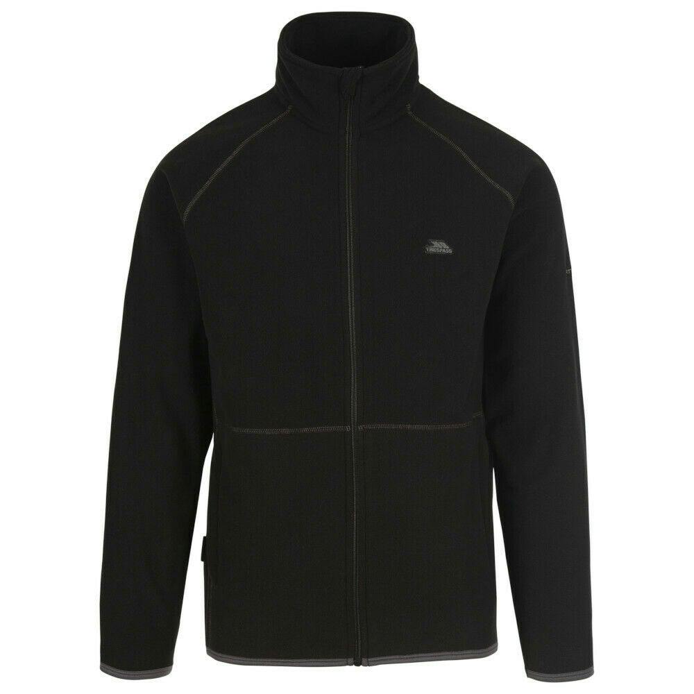 Trespass Mens Faxfleet Fleece Jacket (Black) - Size 2XL - Image 3