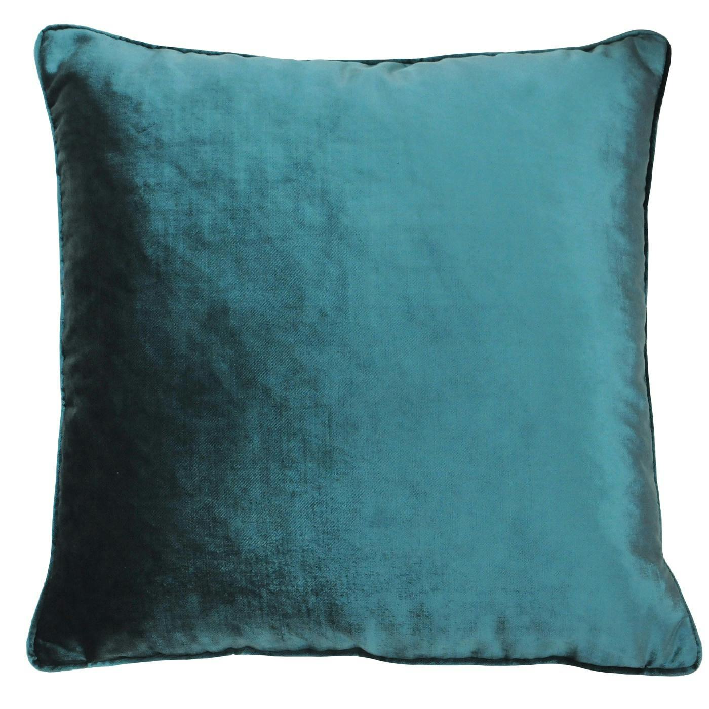 Riva Home Luxe Velvet Cushion Cover - Jadite - 55 X 55Cm - Jadite - 100% Polyester