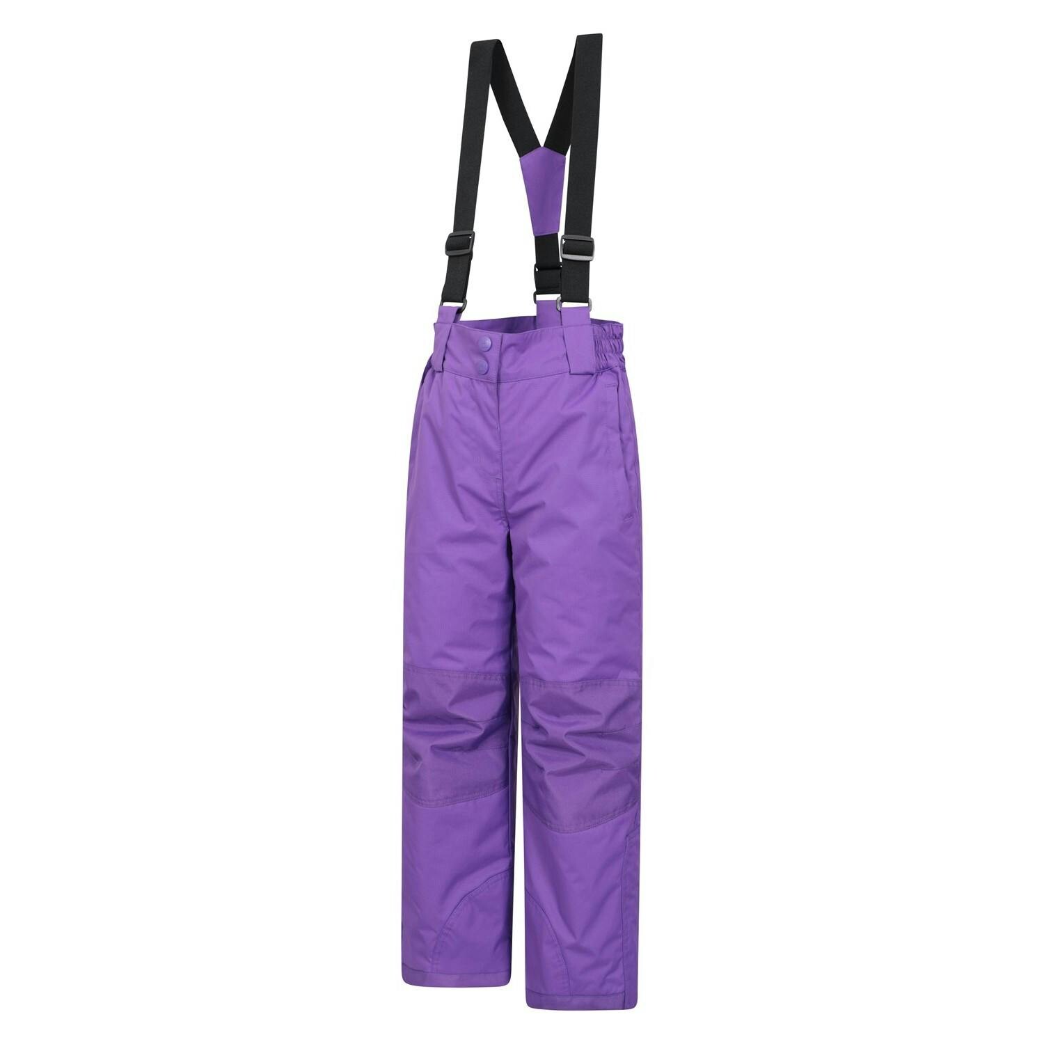 Mountain Warehouse Purple Kids Honey Ski Trousers - 9-10 Years - 100% Polyester