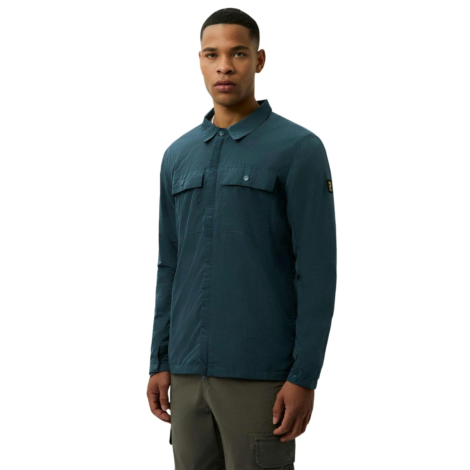 Patrick Men's Dark/Blue Jackson Overshirt - Xl - 100% Nylon
