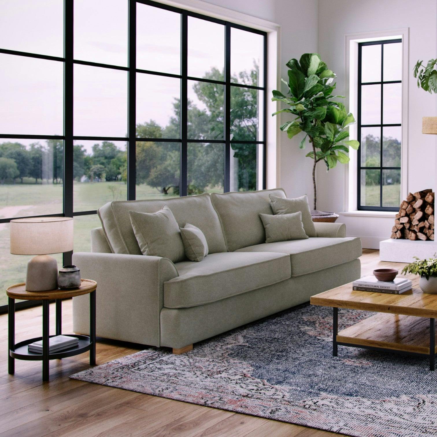 Rackhams Harrogate Large Sofa - Stone