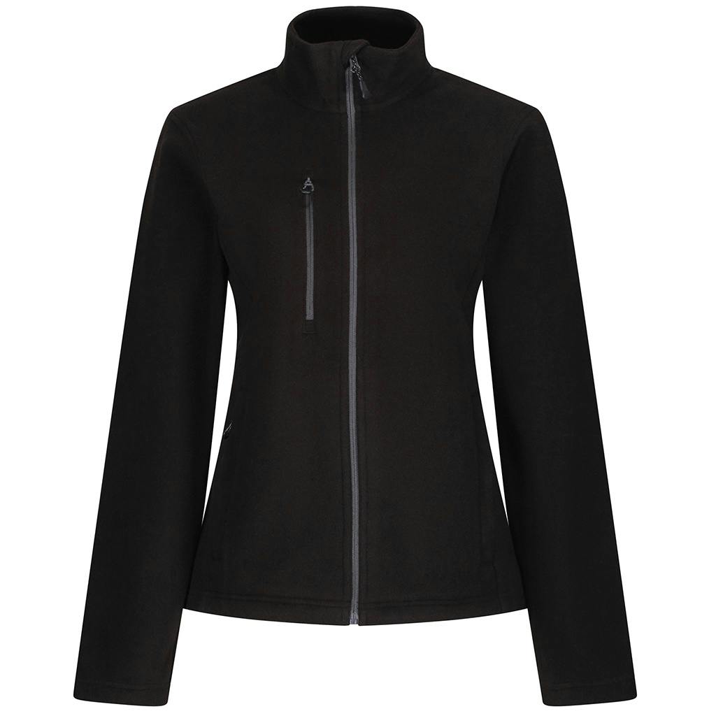 Regatta Women's Black / Honestly Made Recycled Fleece Jacket - 12 Uk - 100% Recycled Polyester
