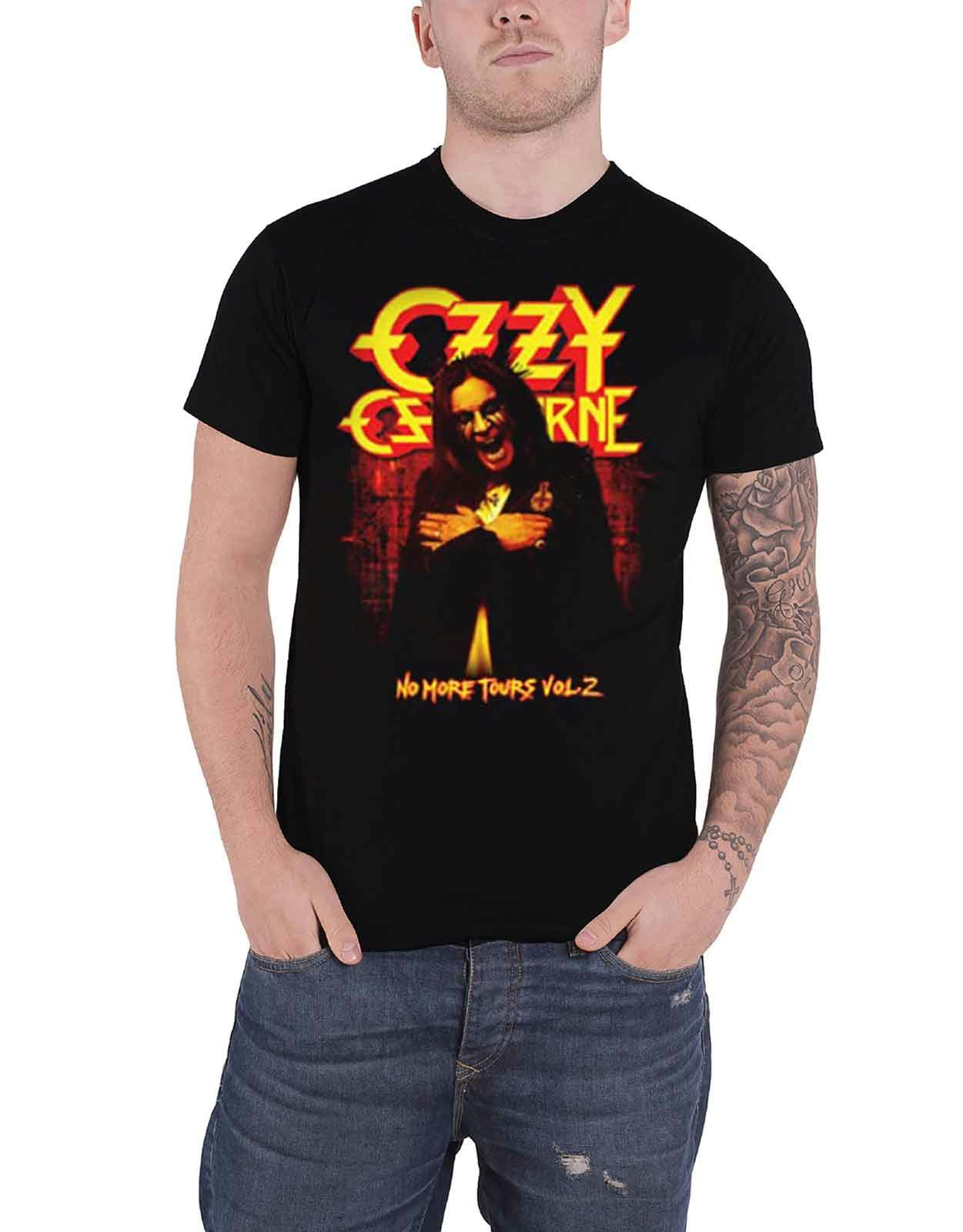 Paradiso Clothing Unisex Black Paradiso Ozzy Osbourne No More Tours Vol 2 2019 T Shirt - S