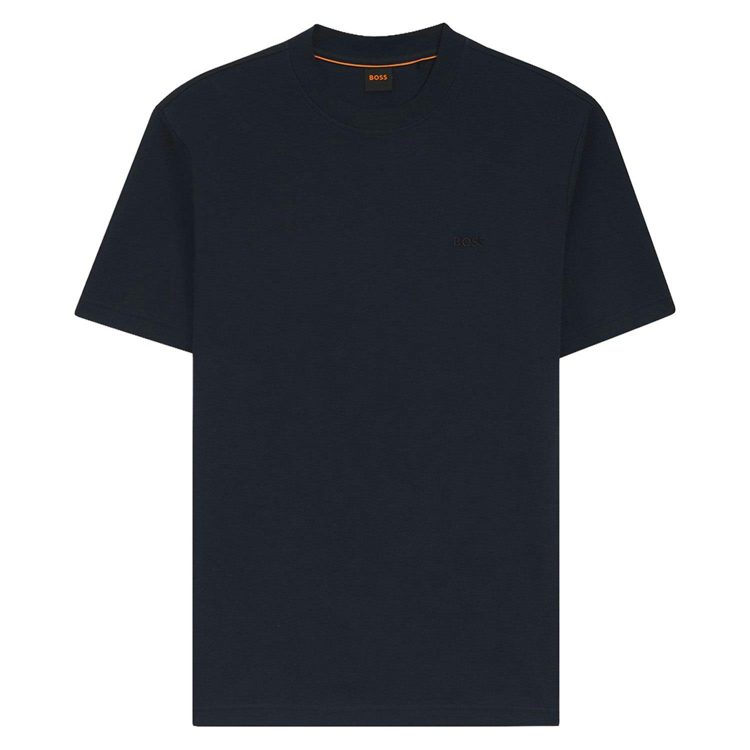 Boss Dark/Blue Te Interlock Relaxed Fit T-Shirt - XX-Large