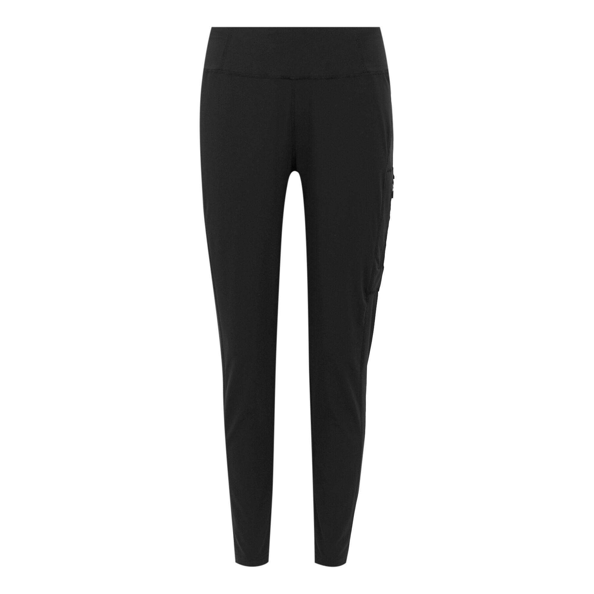 Regatta Women's Black / Monira Hiking Leggings - 14 Uk - 90% Polyester/10% Elastane