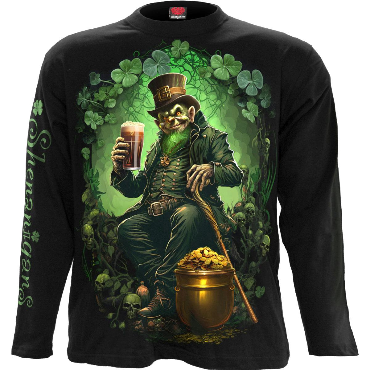 Spiral Direct Black Shenanigans - Longsleeve T-Shirt - Xl