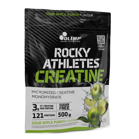 Olimp Nutrition Rocky Athletes Creatine 500G-Sour Apple Punch - Image 2