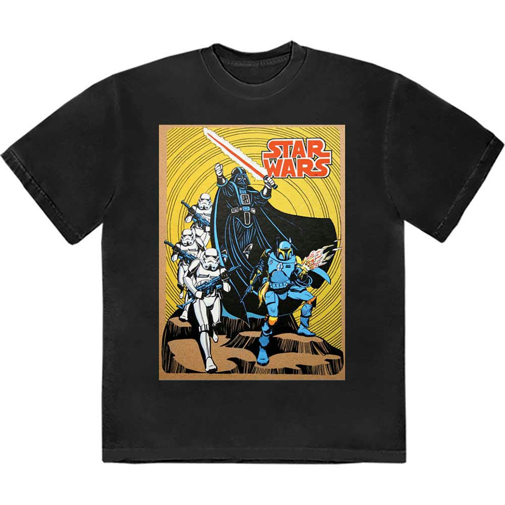 Paradiso Clothing Unisex Black Star Wars Vader Command Scene T Shirt - Xl