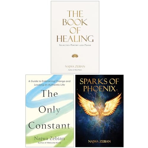 Andrews Mcmeel Publishing/Yellow Kite Ltd Najwa Zebian Collection 3 Books Set (The Book Of Healing, The Only Constant And Sparks Of Phoenix)