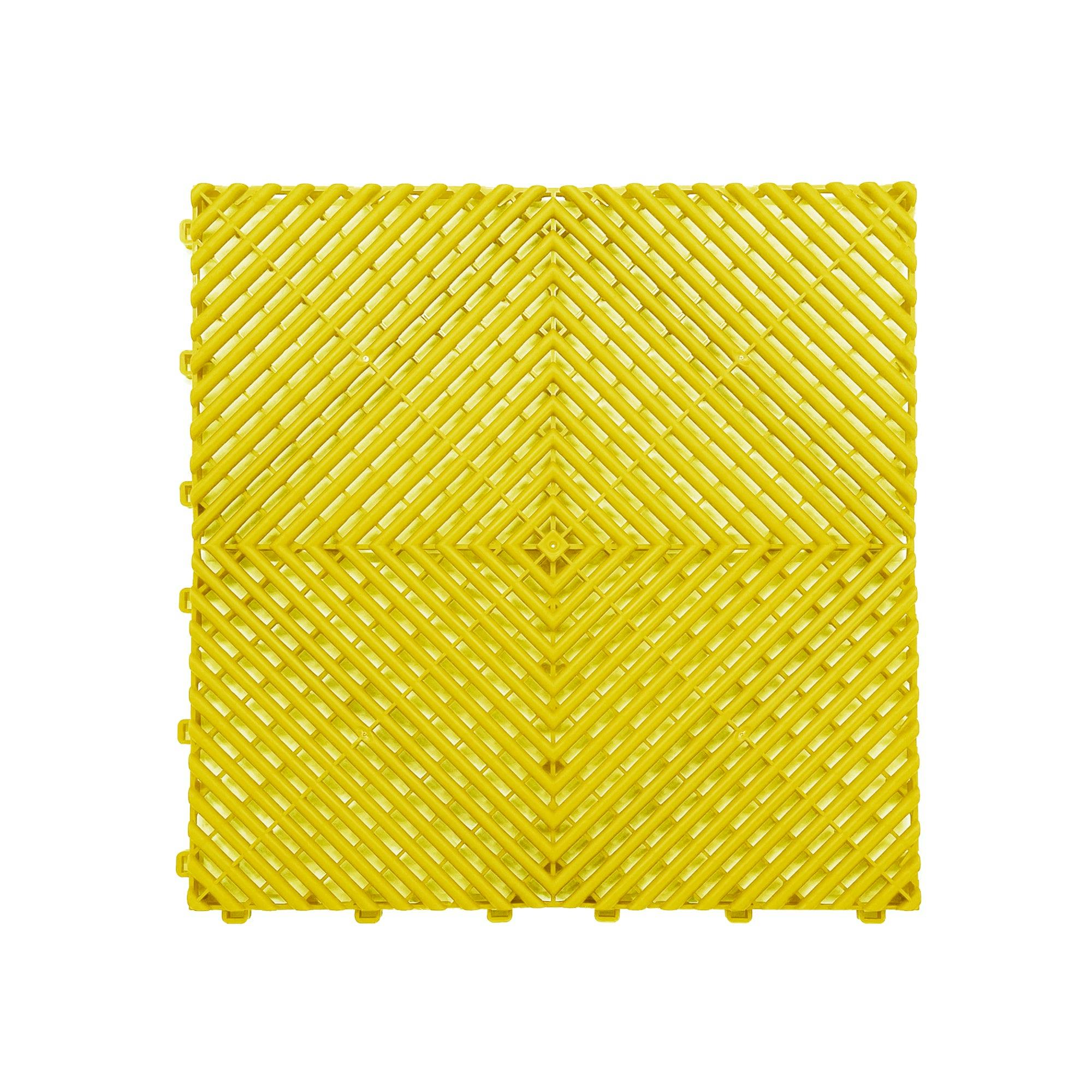 Nicoman Yellow 15 X Modular Vented Garage Tiles