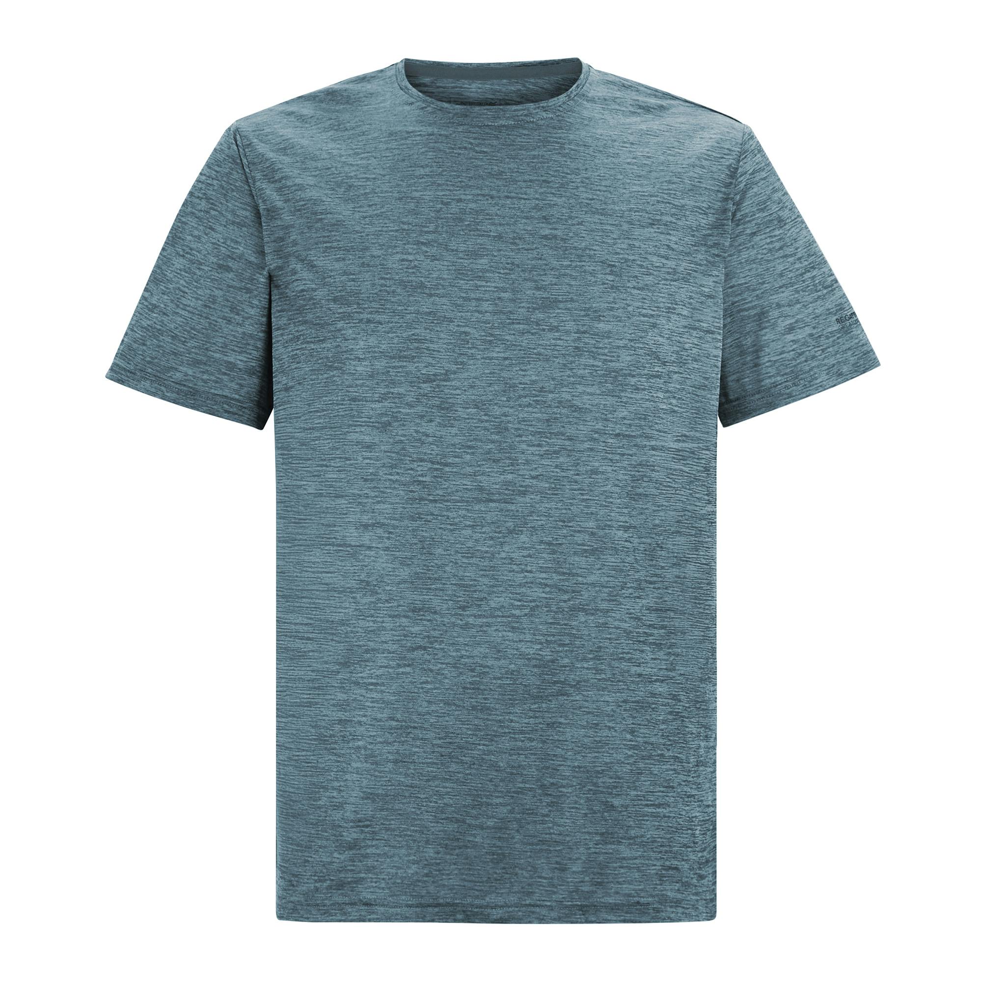 Regatta Men's Blue Fingal Edition Marl T-Shirt - China - L - China - 100% Polyester