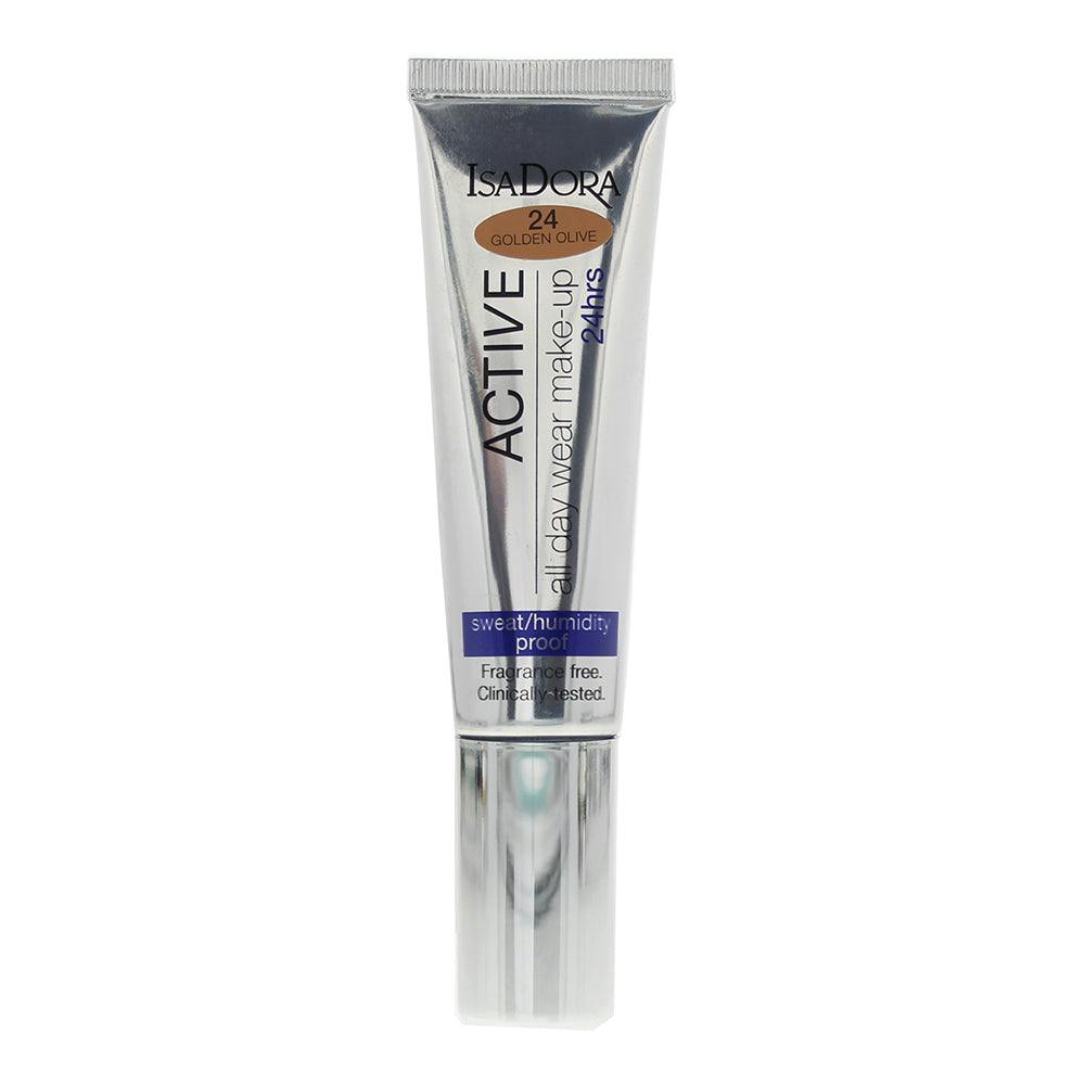 Isadora Women's Golden Active 24H 24 Olive Foundation 35Ml For - Image 6