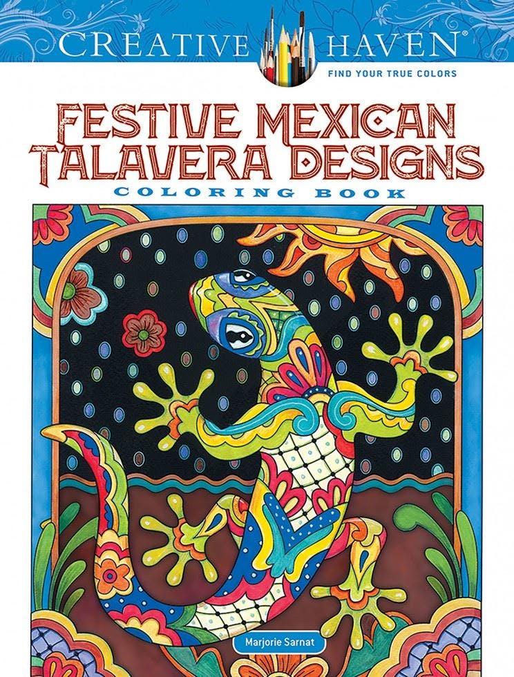 Creative Haven Festive Mexican Talavera Designs Coloring Book - Image 7