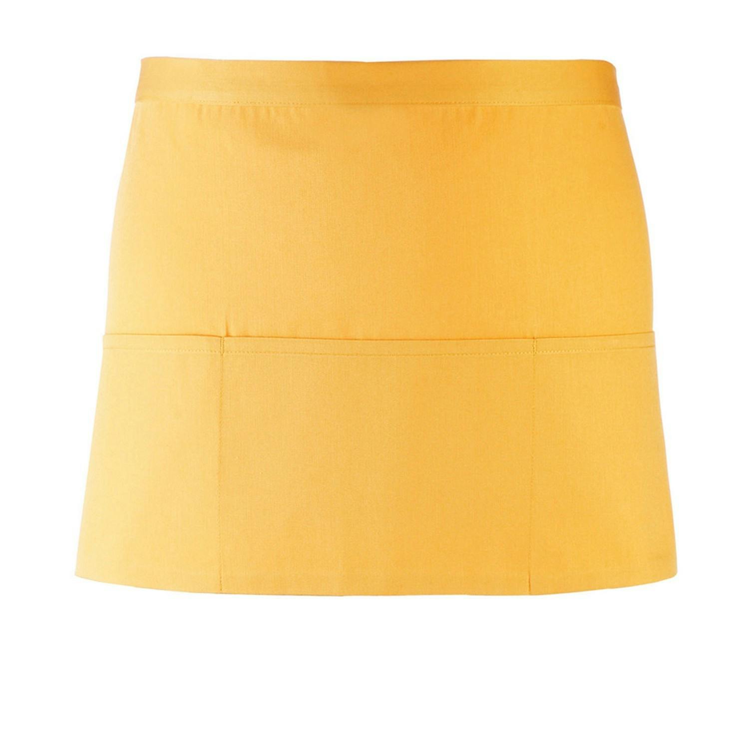 (One Size, Sunflower) Premier Colours 3 Pocket Short Apron - Image 2