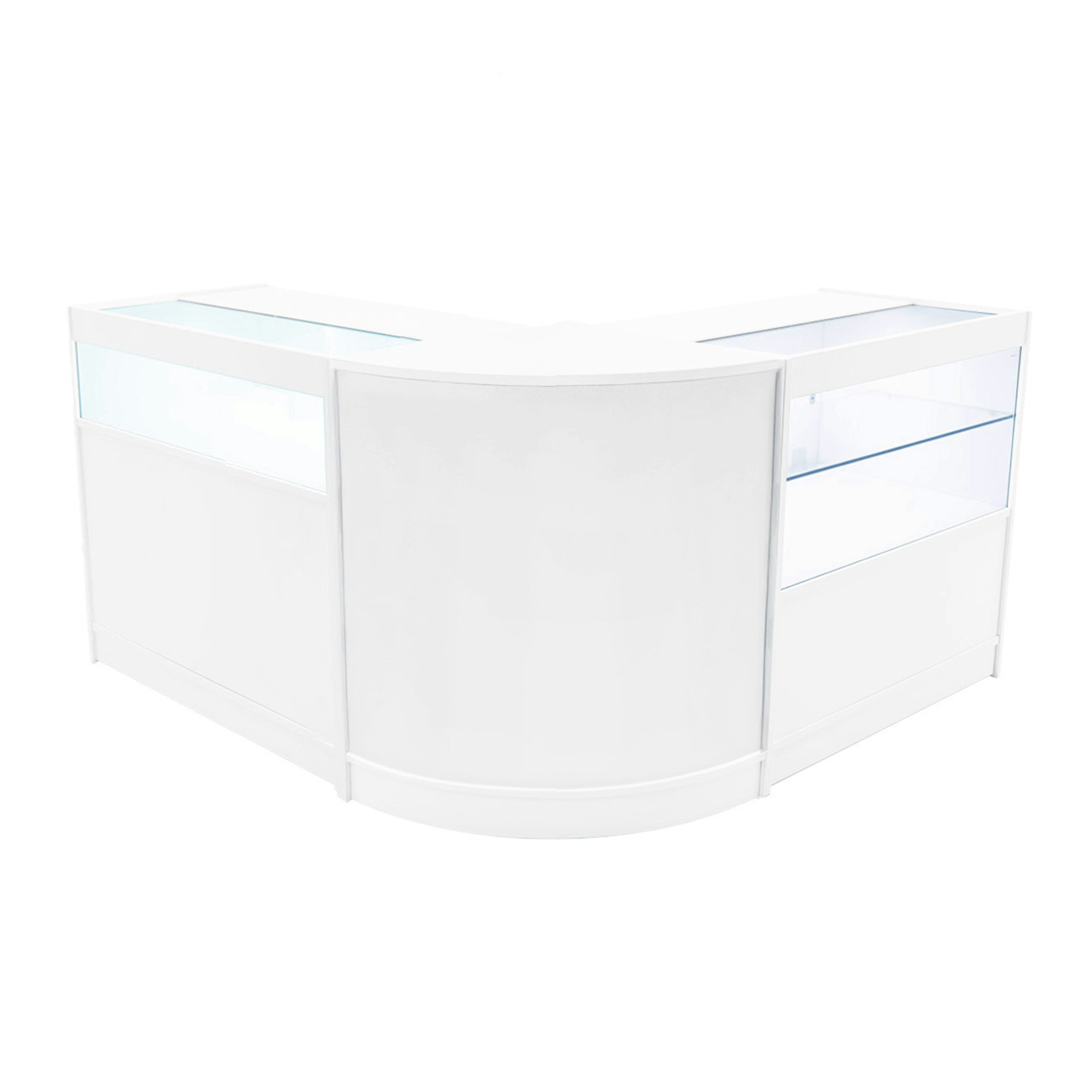 Monstershop White Adonis Led Shop Counter Set B900, C900 & Cm60