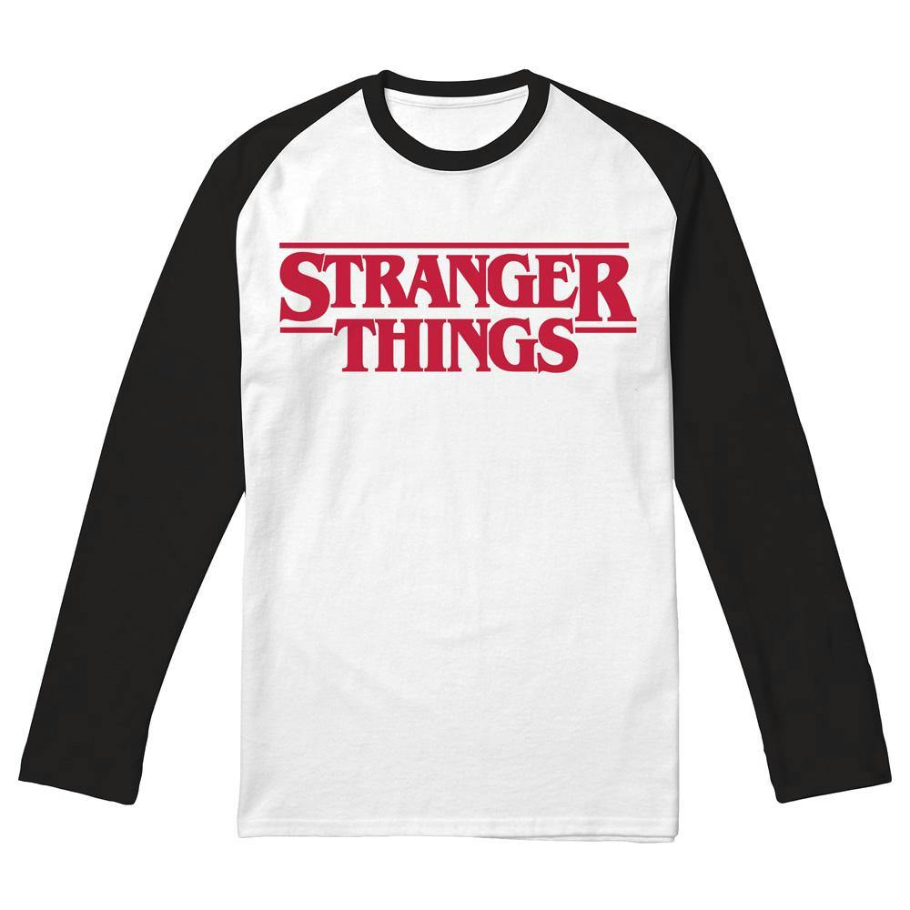 Stranger Things Unisex Black Adult Logo T-Shirt - Xxl
