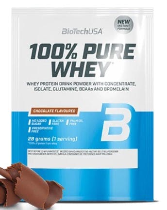 Biotechusa 100% Pure Whey, Chocolate - 28G (1 Serving)