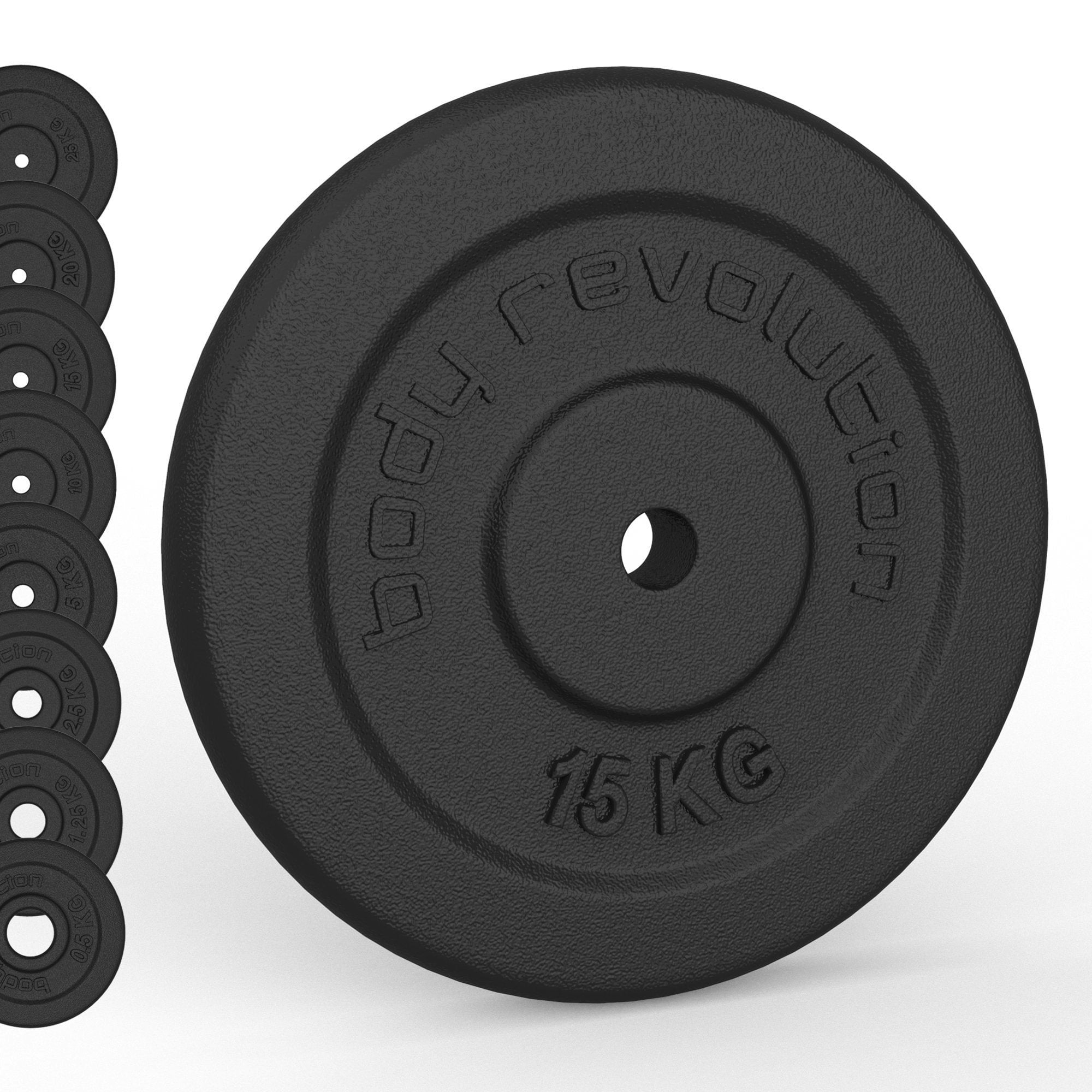 Body Revolution Cast Iron Weight Plates - 2 X 10Kg