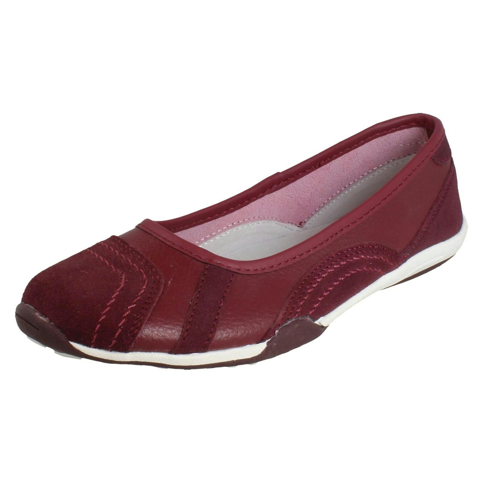 Down To Earth Women's Burgundy Casual Shoes F80509 - Uk 6